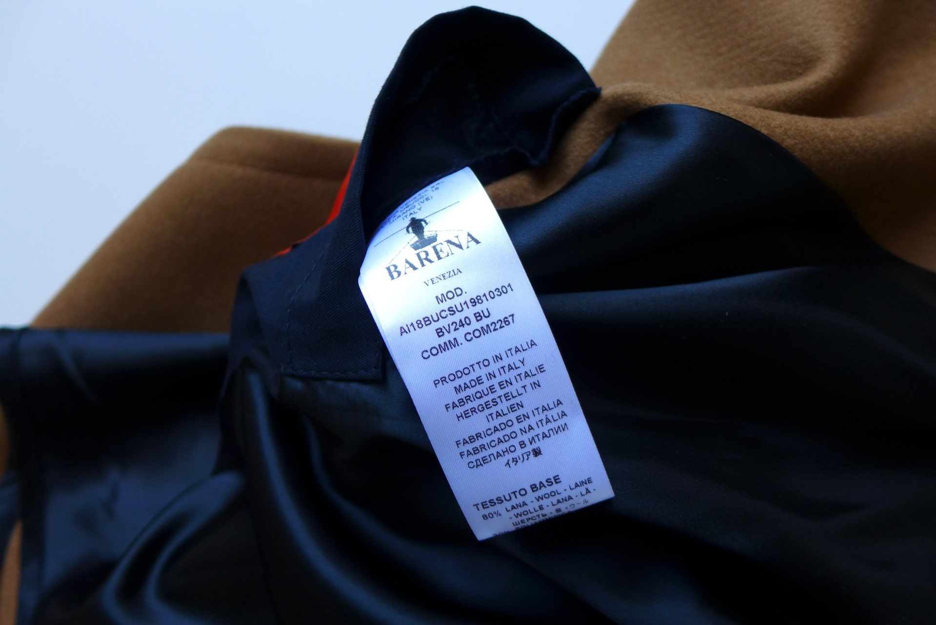 Barena Barena Petrone Double Breasted Overcoat - Camel Wool Size US L / EU 52-54 / 3 - 10 Thumbnail