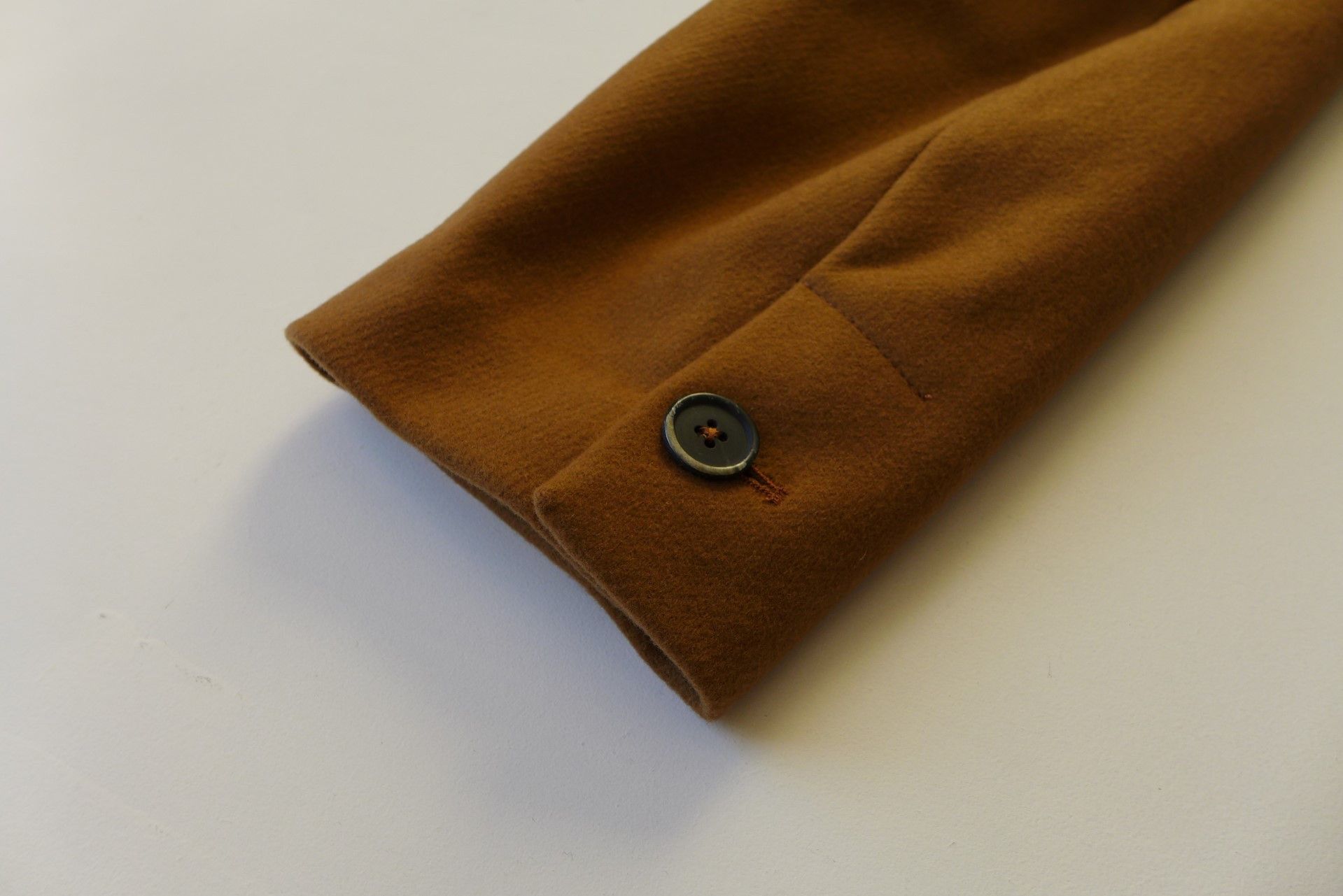 Barena Barena Petrone Double Breasted Overcoat - Camel Wool Size US L / EU 52-54 / 3 - 8 Thumbnail