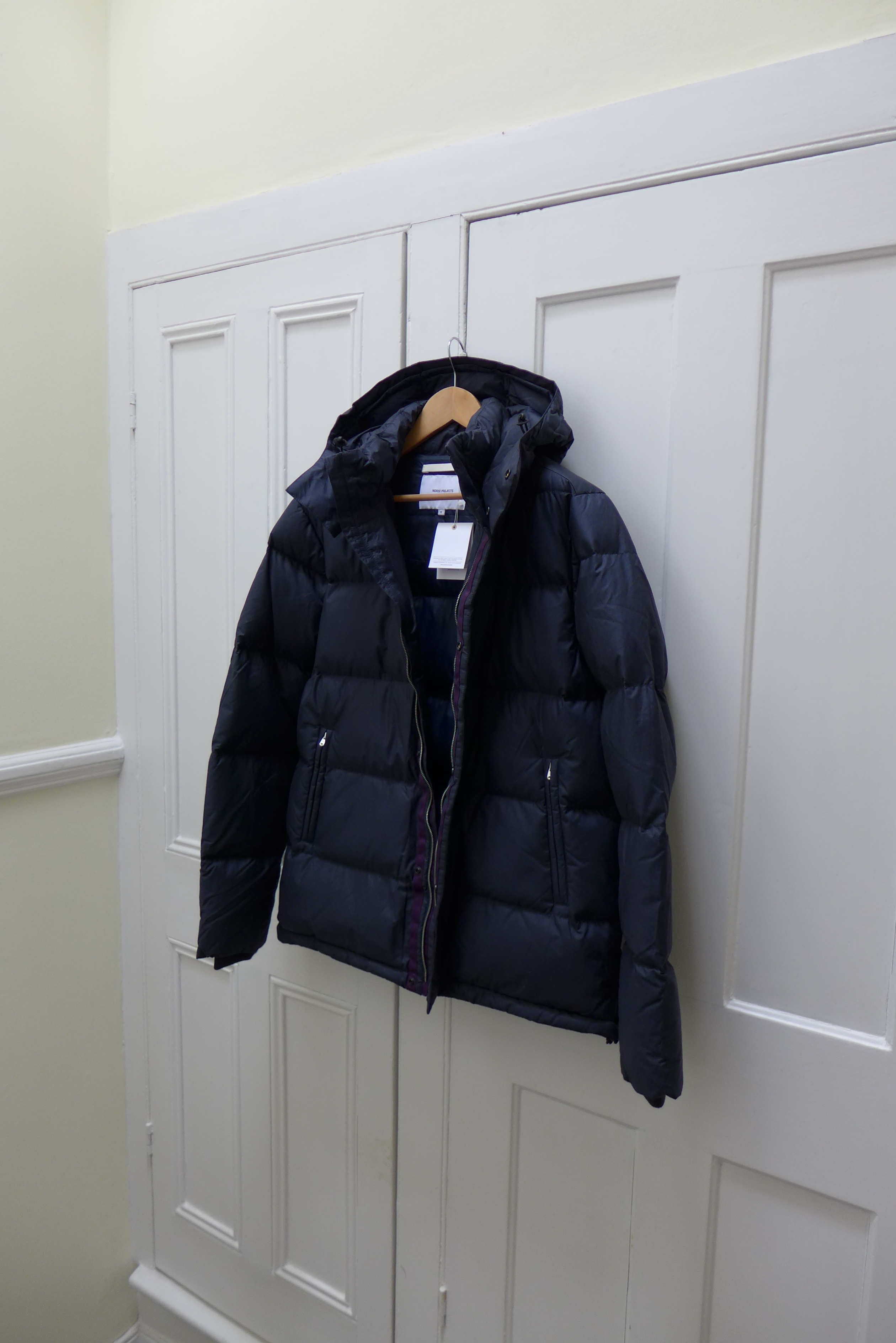 Norse Projects Norse Projects Asger Down Poplin Jacket - Dark Navy Size US XL / EU 56 / 4 - 4 Thumbnail