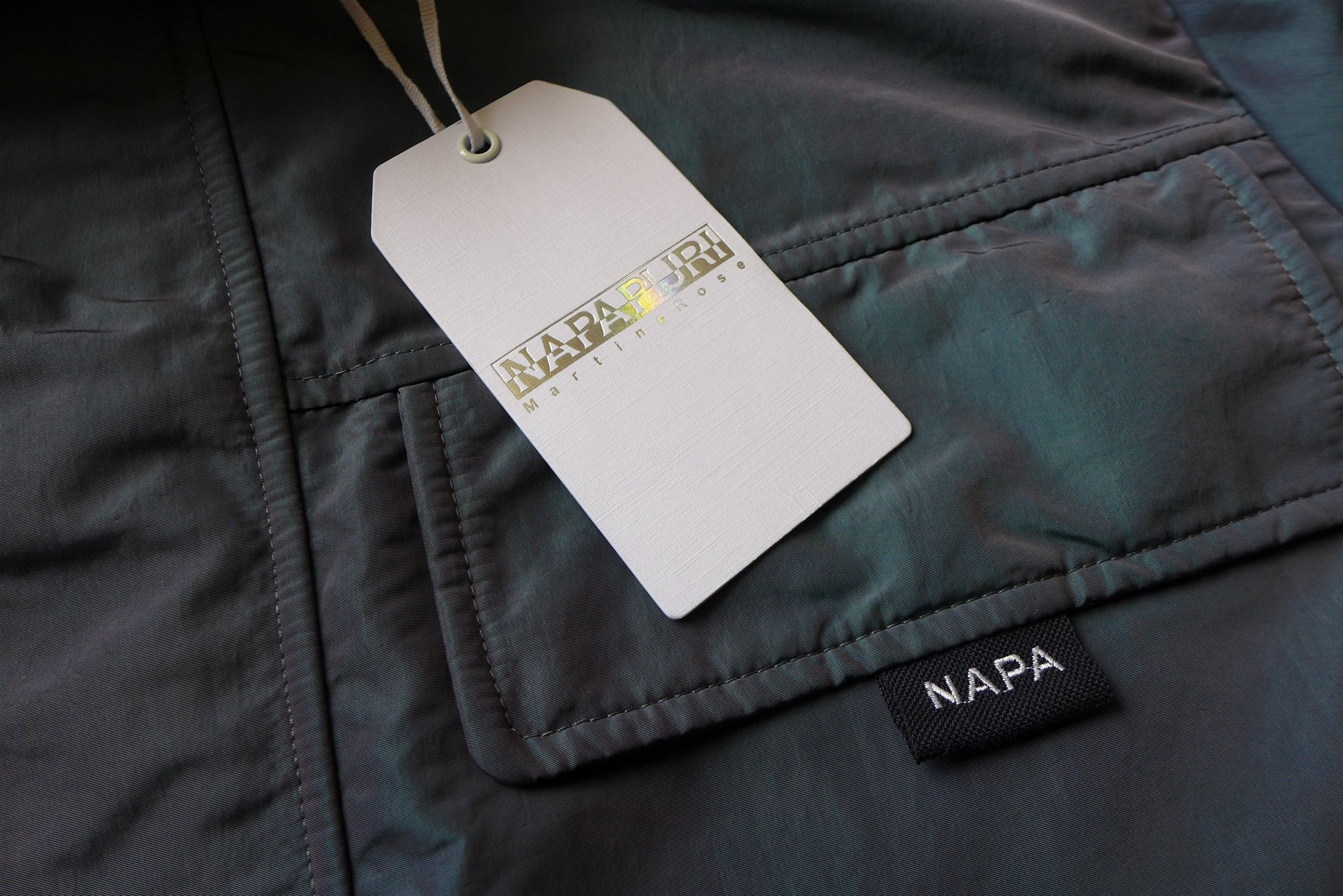 Martine Rose × Napapijri Napa by Martine Rose Oversized A-Ives Jacket - Cloud Grey Size US L / EU 52-54 / 3 - 8 Thumbnail