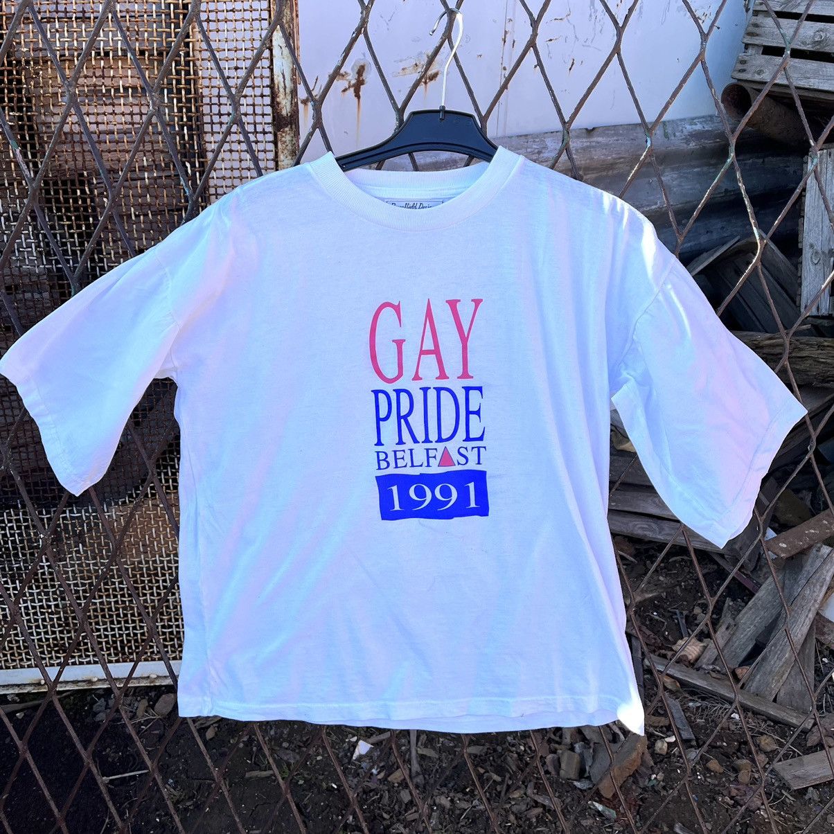 Vintage Gay Pride Belfast 1991 Promotional LGBT Size US L / EU 52-54 / 3 - 1 Thumbnail