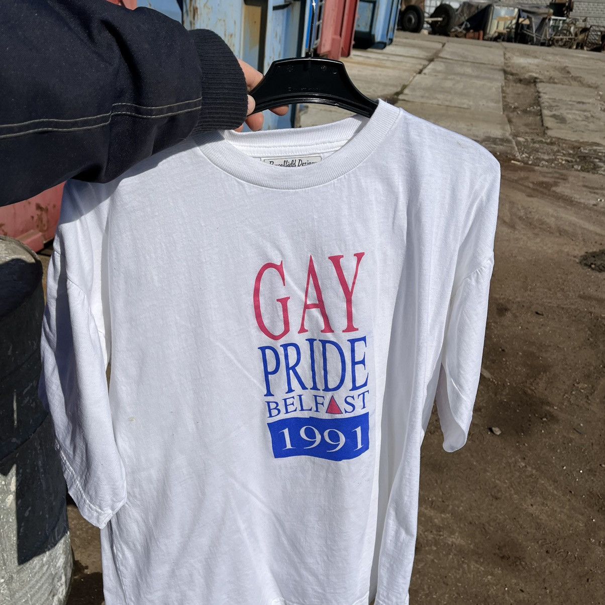 Vintage Gay Pride Belfast 1991 Promotional LGBT Size US L / EU 52-54 / 3 - 6 Thumbnail