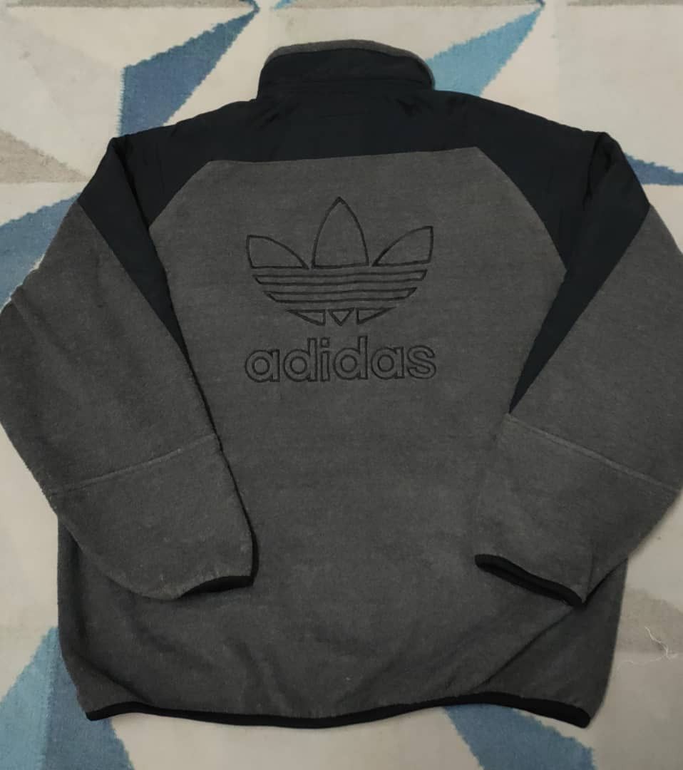 Adidas Vintage Adidas Zip Up Fleece Jacket Size US M / EU 48-50 / 2 - 2 Thumbnail