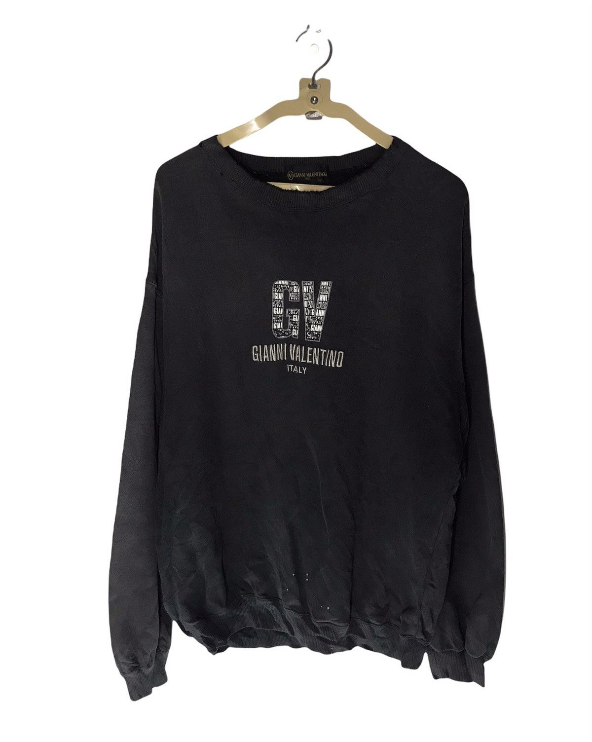 Gianni Valentino × Valentino Gianni Valentino spellout distressed sweatshirt Size US L / EU 52-54 / 3 - 1 Thumbnail
