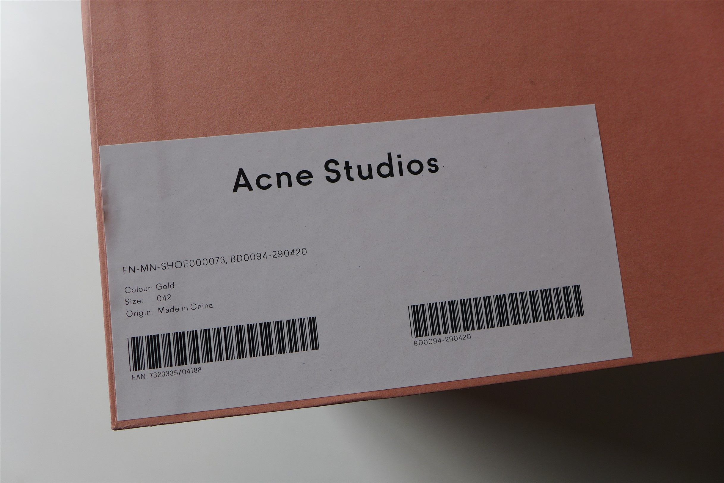 Acne Studios Acne Buzz Trail Sneakers - Gold. Size US 9 / EU 42 - 21 Thumbnail