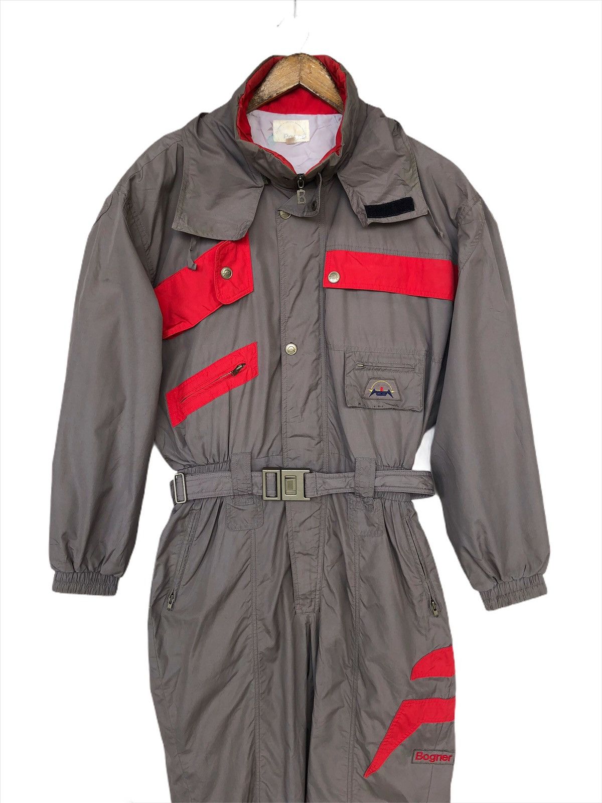 Bogner DOPE🔥90s Bogner 🇫🇷 Color Block Ski Hoodie Jumpsuit Size US 32 / EU 48 - 4 Thumbnail