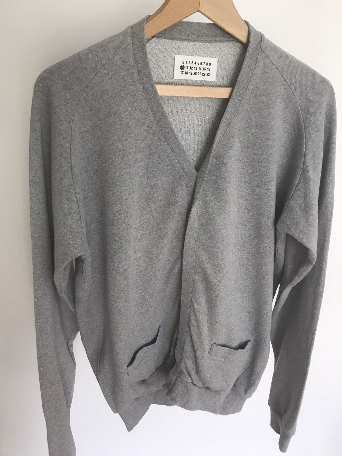 image of Maison Margiela Maison Martin Margiela Mens Archive Jersey Sweatshirt-Ss2008 in Grey (Size Large)