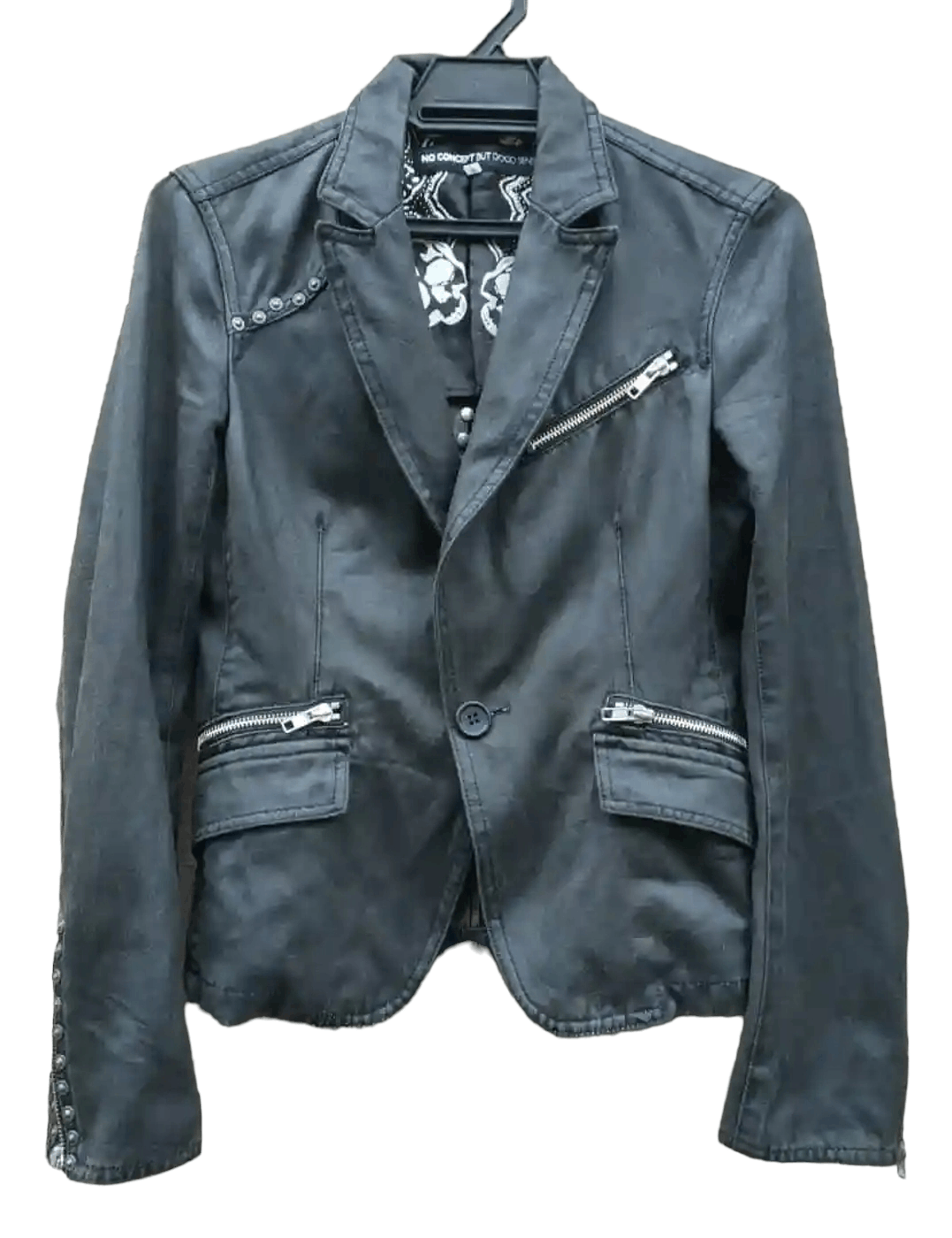 Japanese Brand 💥LAST CALL💥 No Concept Ladies Synthetic leather Jacket Size S / US 4 / IT 40 - 2 Thumbnail