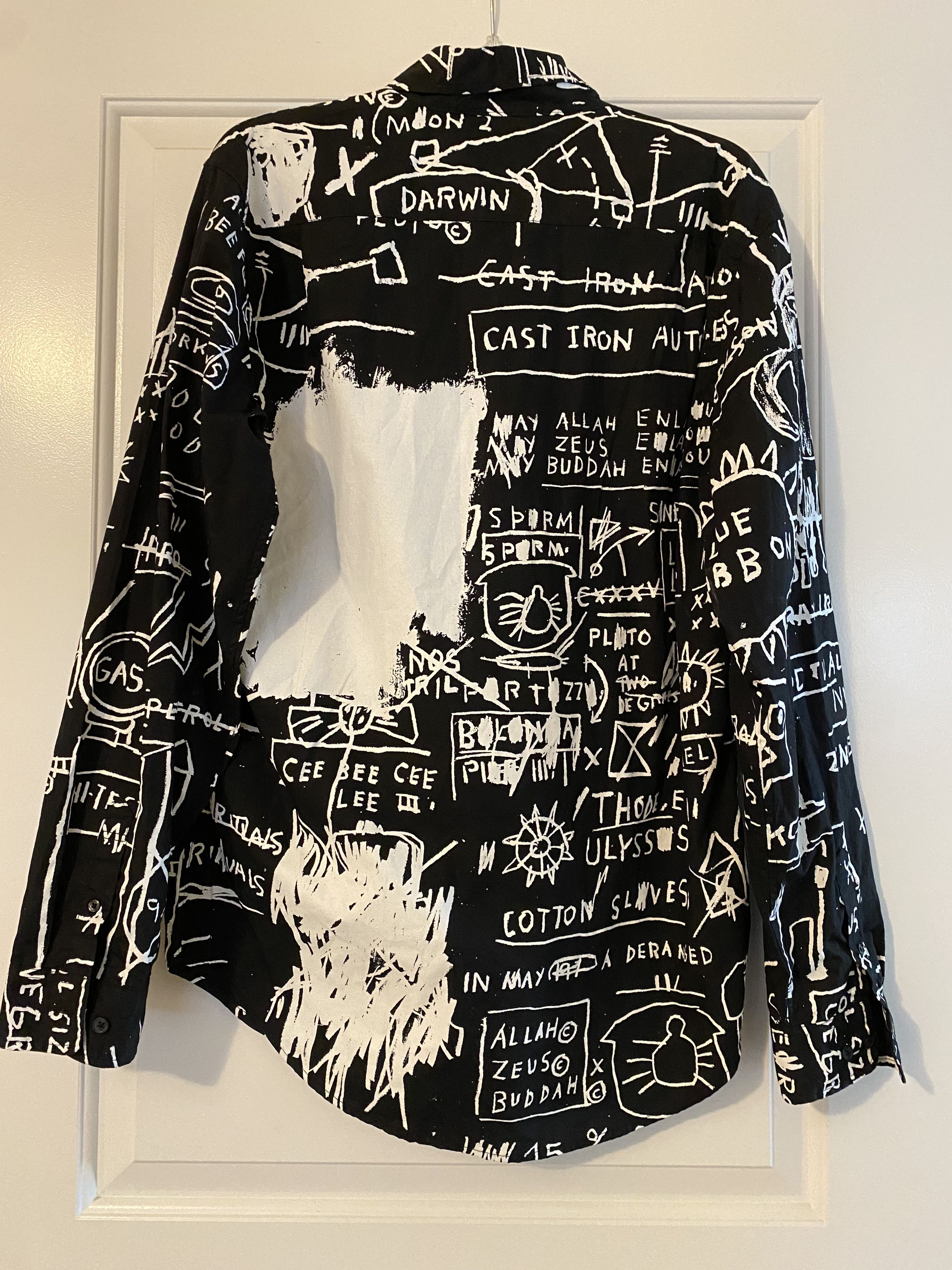 Jean Michel Basquiat Supreme Supreme Basquiat Button Up Shirt Grailed