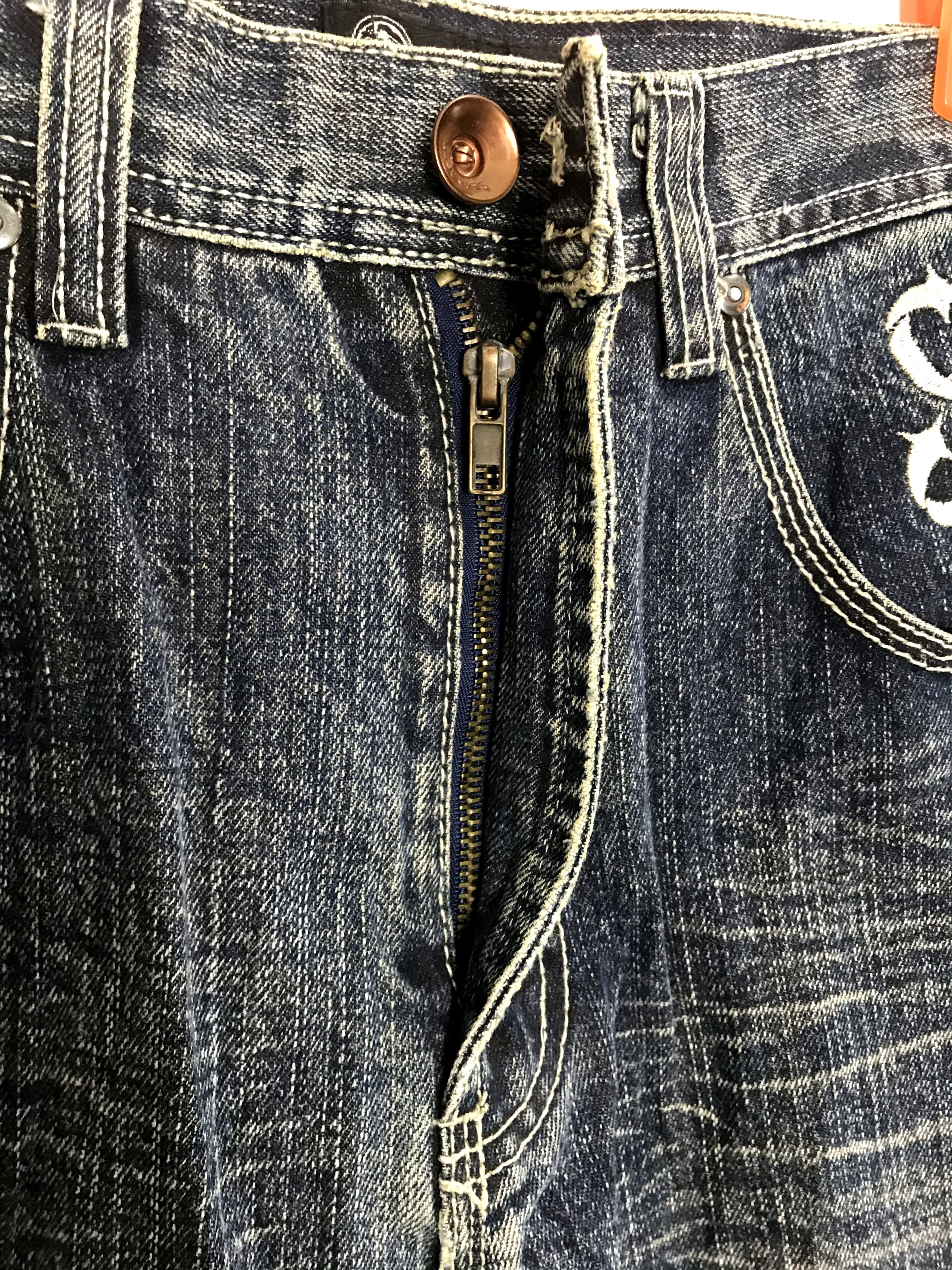 Designer × Sean John Vintage Sean John Embroidery Logo Denim Jeans Pants Size US 32 / EU 48 - 5 Thumbnail