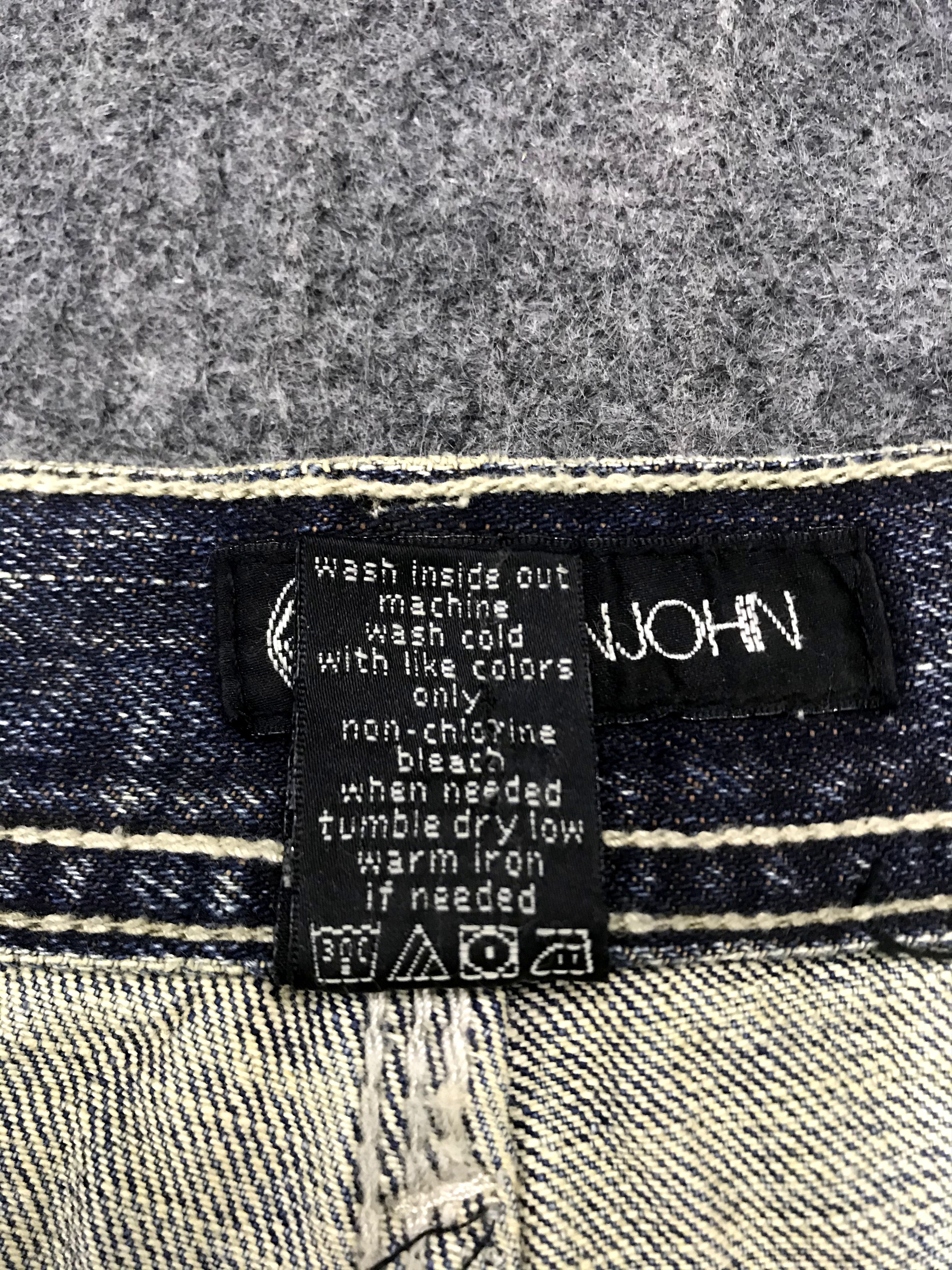 Designer × Sean John Vintage Sean John Embroidery Logo Denim Jeans Pants Size US 32 / EU 48 - 7 Thumbnail