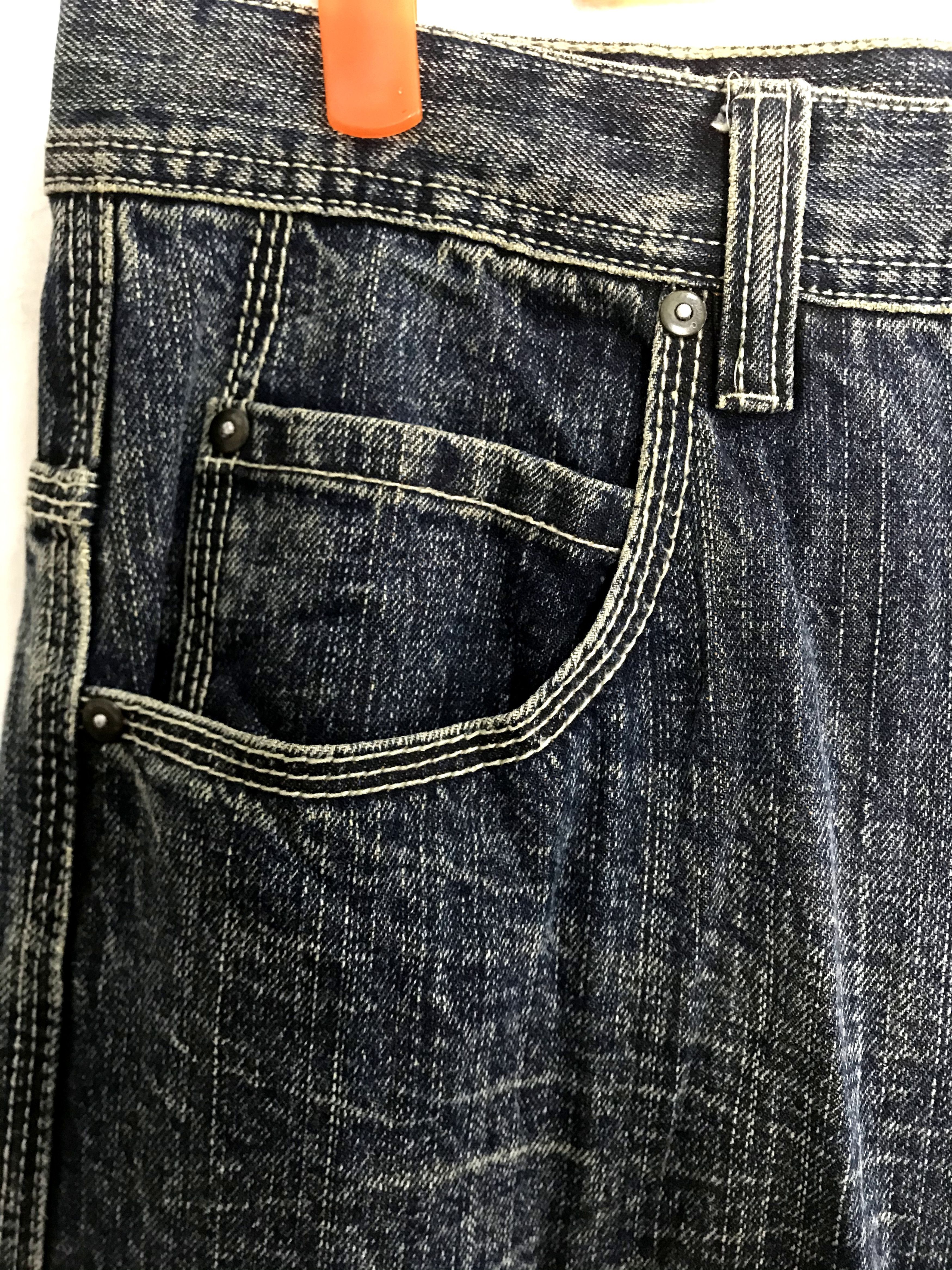 Designer × Sean John Vintage Sean John Embroidery Logo Denim Jeans Pants Size US 32 / EU 48 - 3 Thumbnail