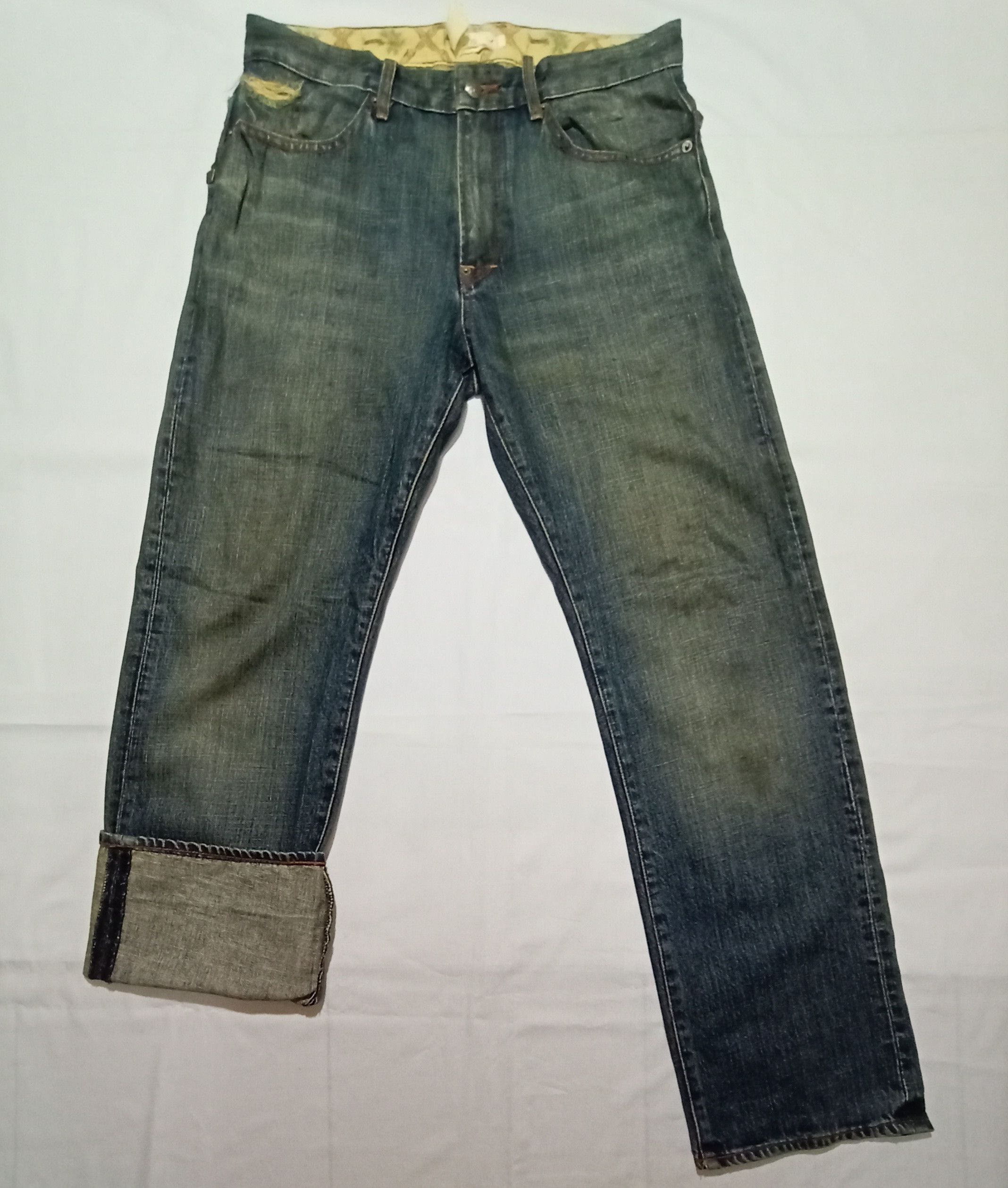 Fiberops Fiberops Shitsyeahs Stud Tactical Denim Cyber Punk Size US 33 - 2 Thumbnail