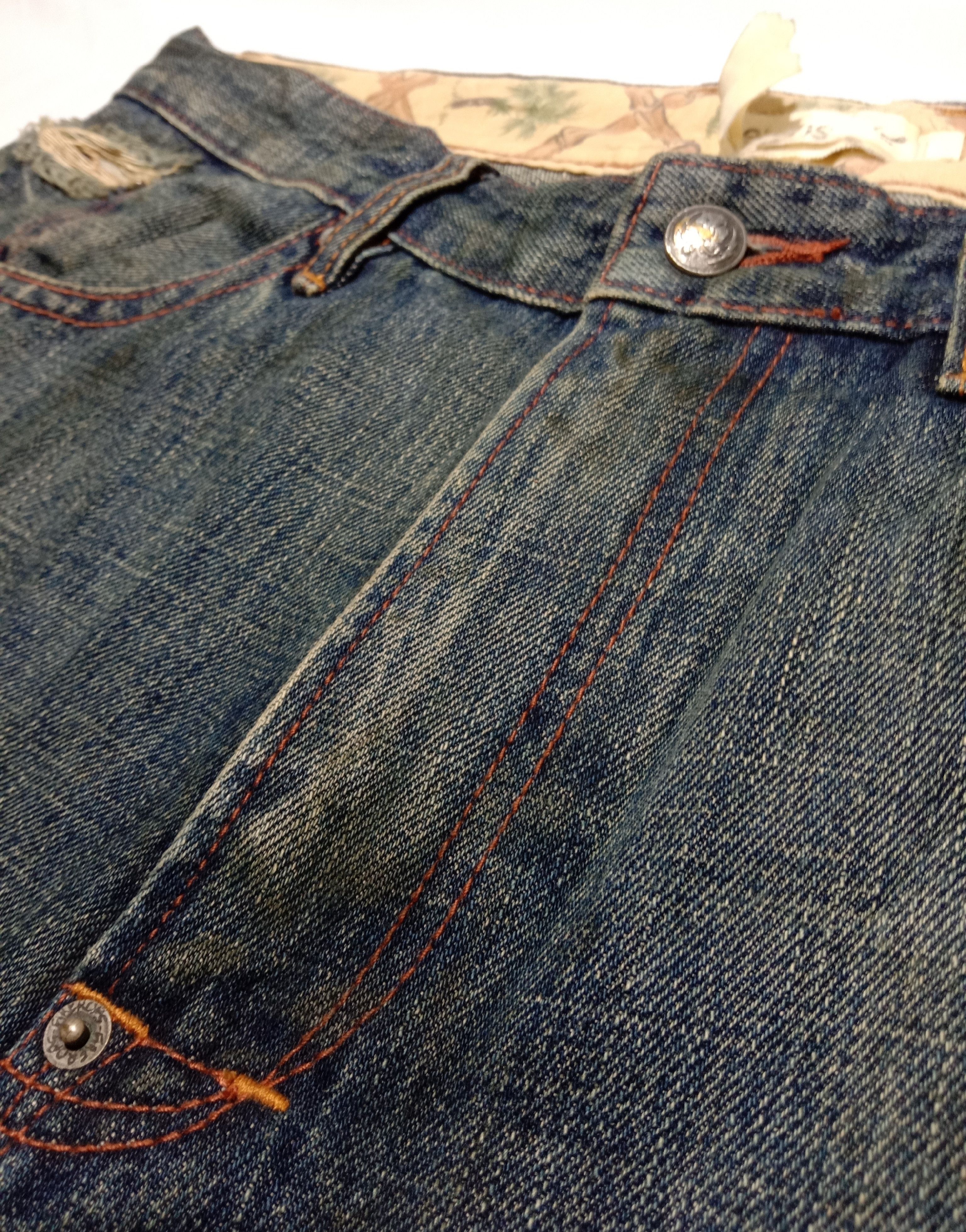 Fiberops Fiberops Shitsyeahs Stud Tactical Denim Cyber Punk Size US 33 - 4 Thumbnail