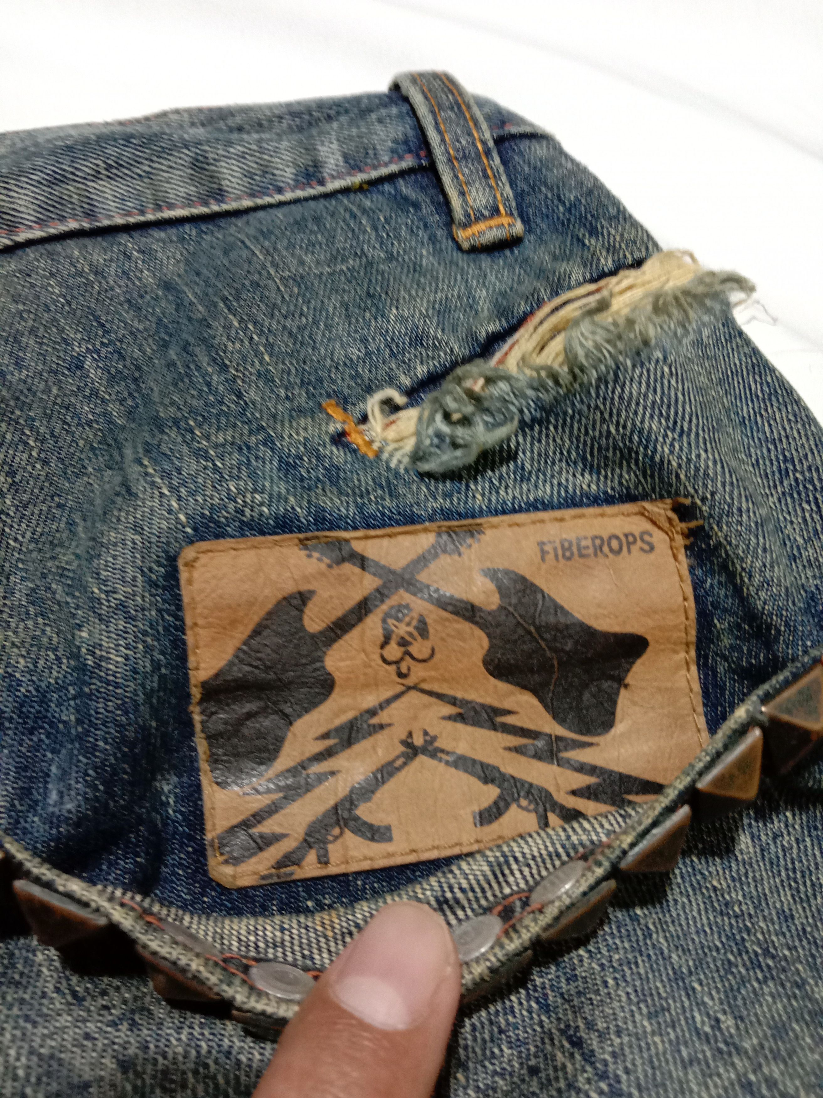 Fiberops Fiberops Shitsyeahs Stud Tactical Denim Cyber Punk Size US 33 - 8 Thumbnail