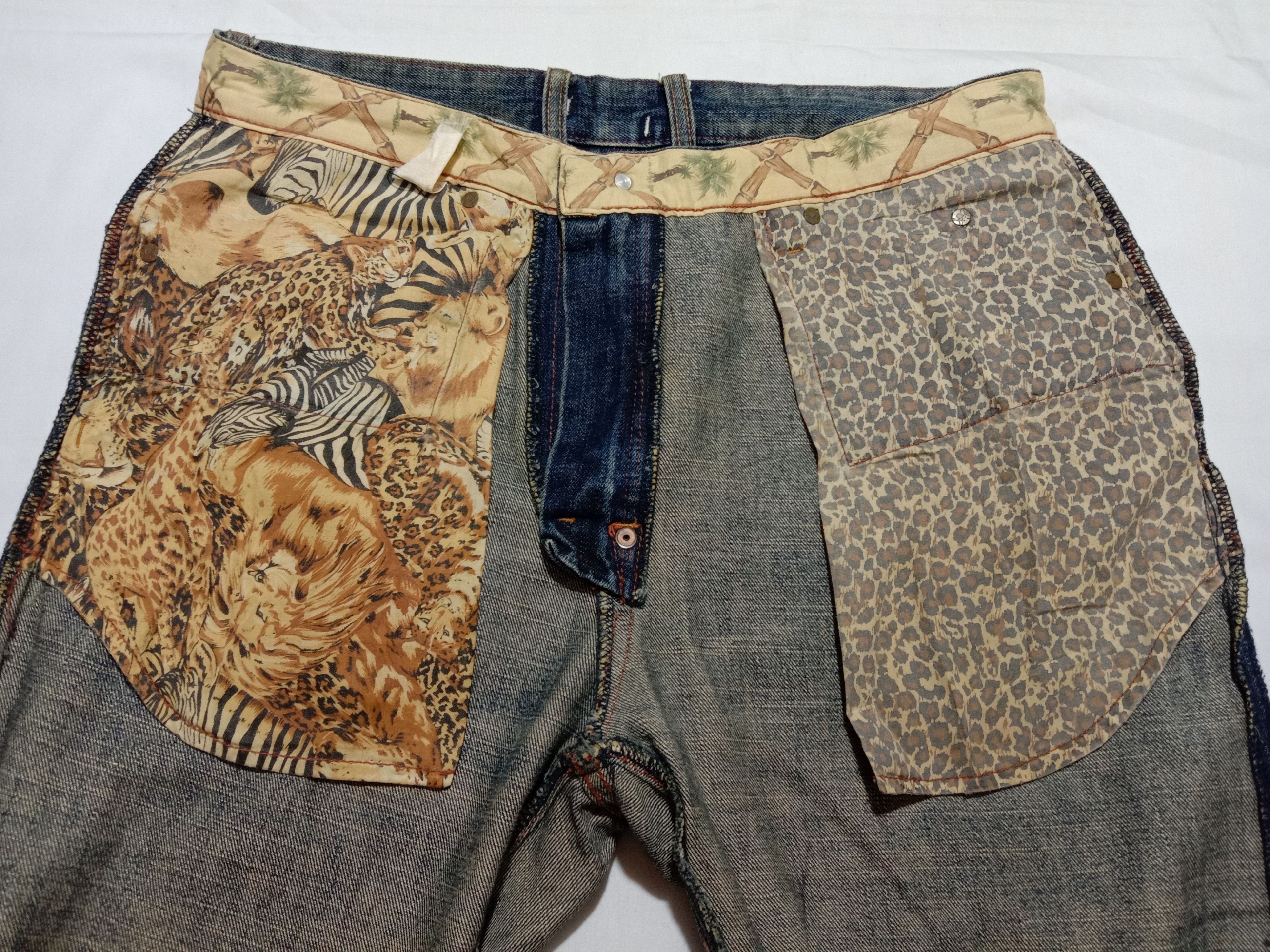 Fiberops Fiberops Shitsyeahs Stud Tactical Denim Cyber Punk Size US 33 - 7 Thumbnail