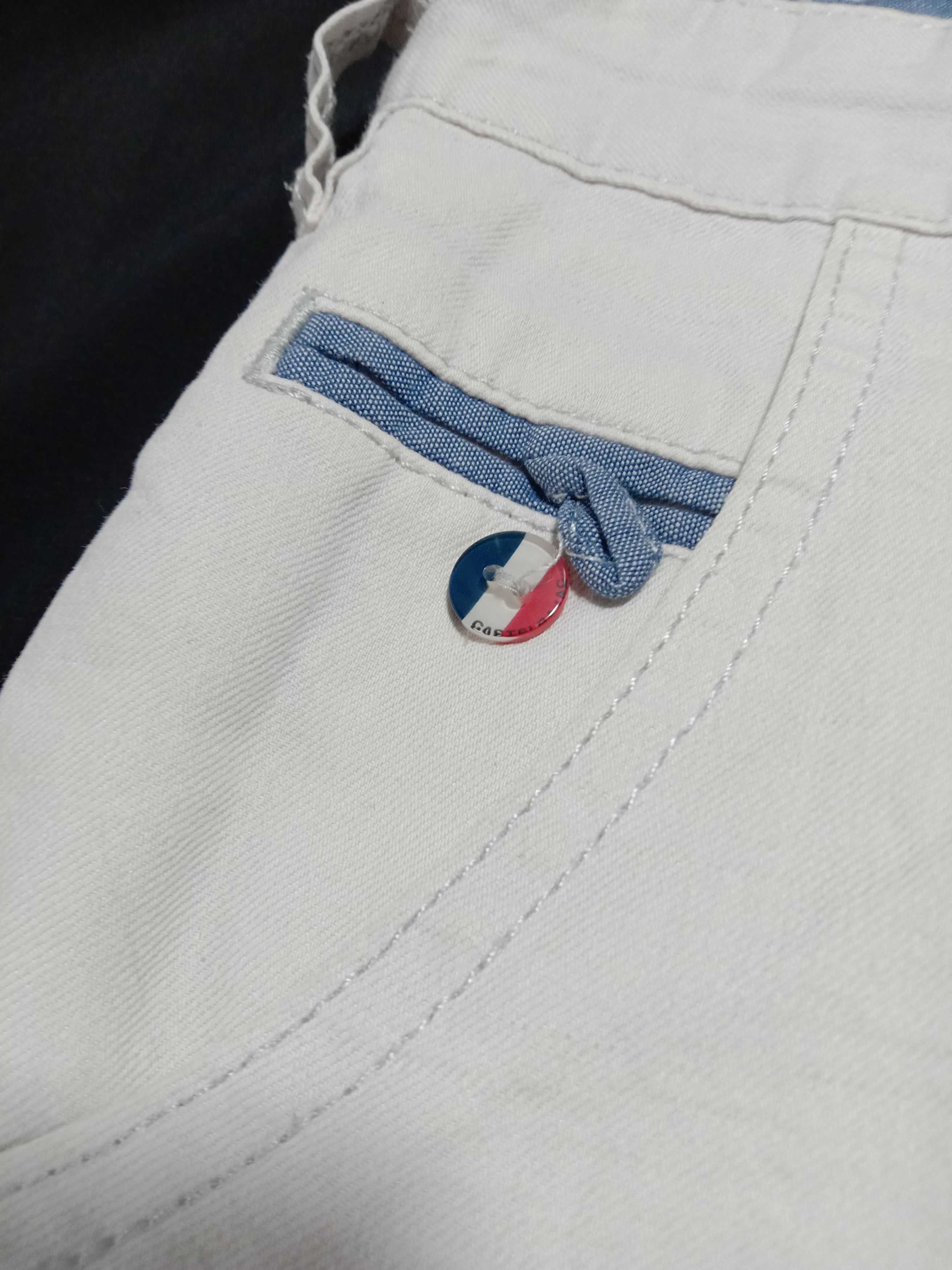 Designer Jean Charles de Castelbajac White Pants Size 29" - 11 Thumbnail
