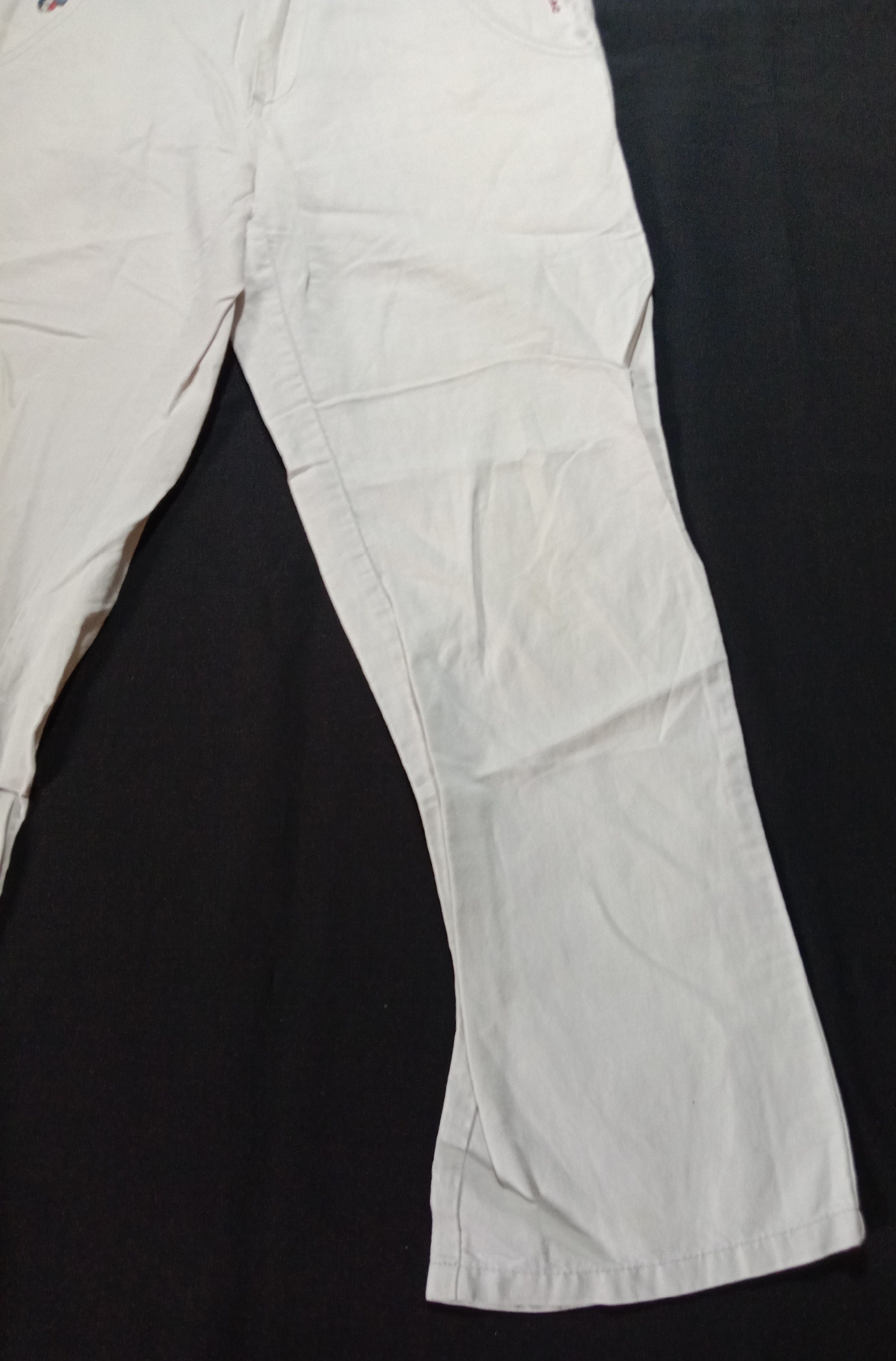 Designer Jean Charles de Castelbajac White Pants Size 29" - 8 Thumbnail
