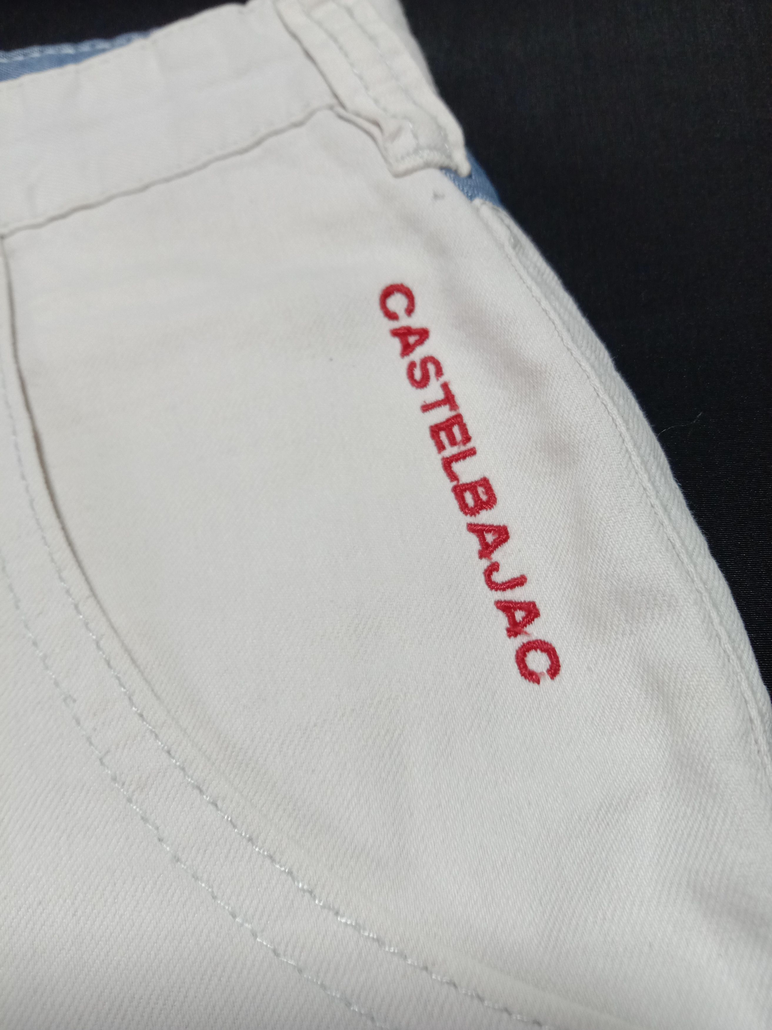 Designer Jean Charles de Castelbajac White Pants Size 29" - 10 Thumbnail
