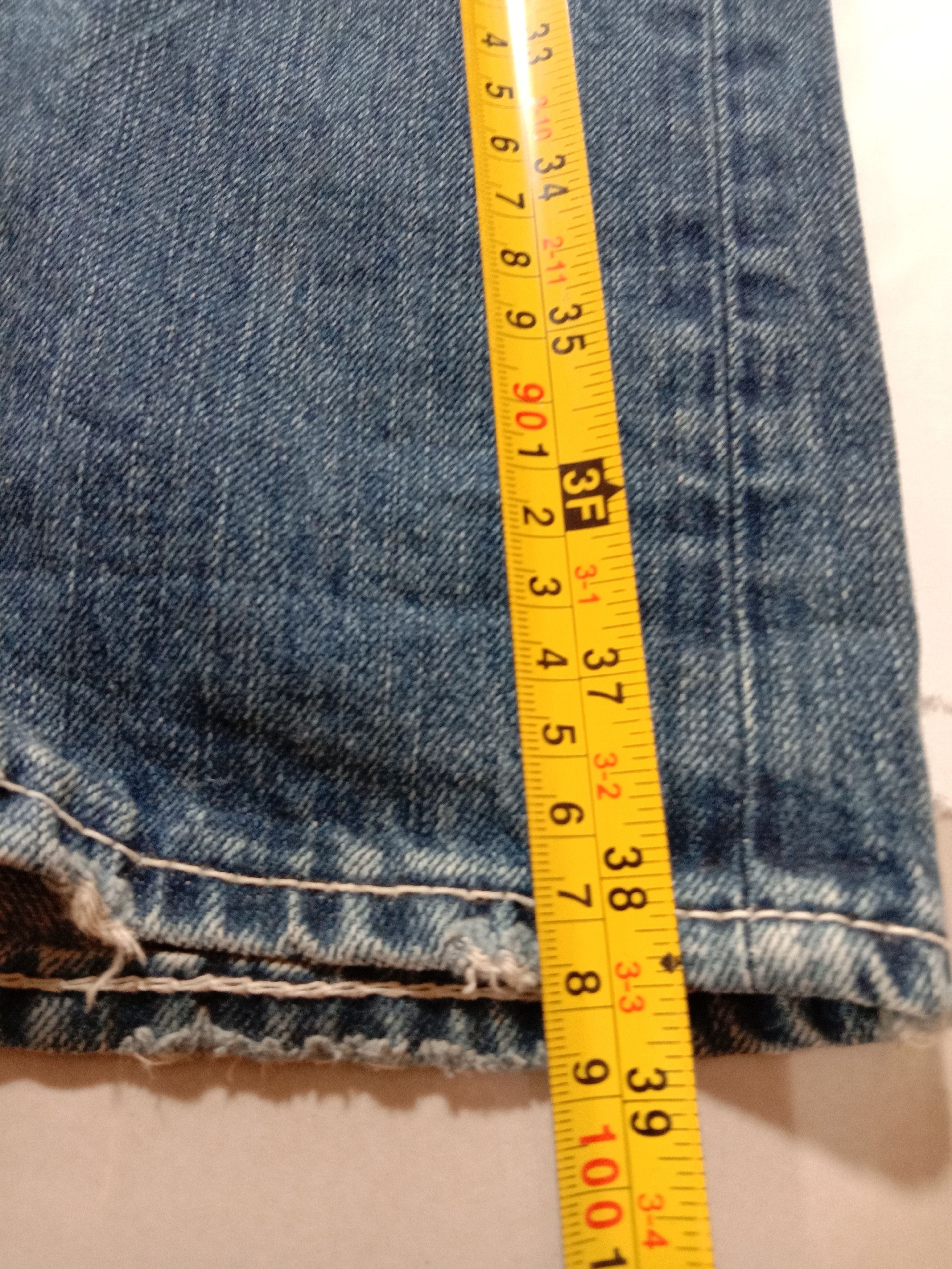 Japanese Brand Rodeo crowns blue denim jeans distressed bikers wear Size 32" / US 10 / IT 46 - 10 Thumbnail