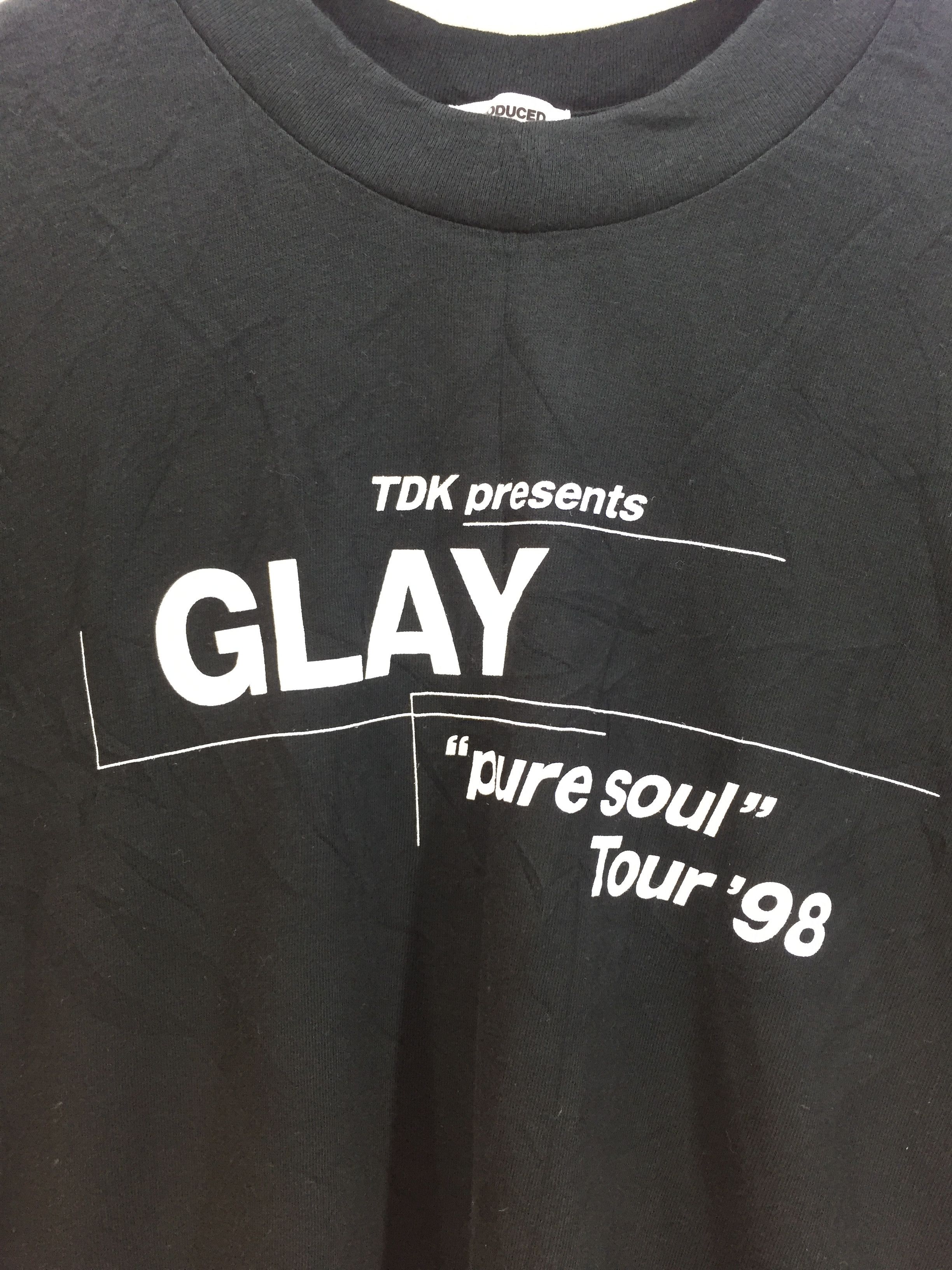 Japanese Brand VINTAGE GLAY BAND PURE SOUL 1998 TOUR Size US M / EU 48-50 / 2 - 2 Thumbnail