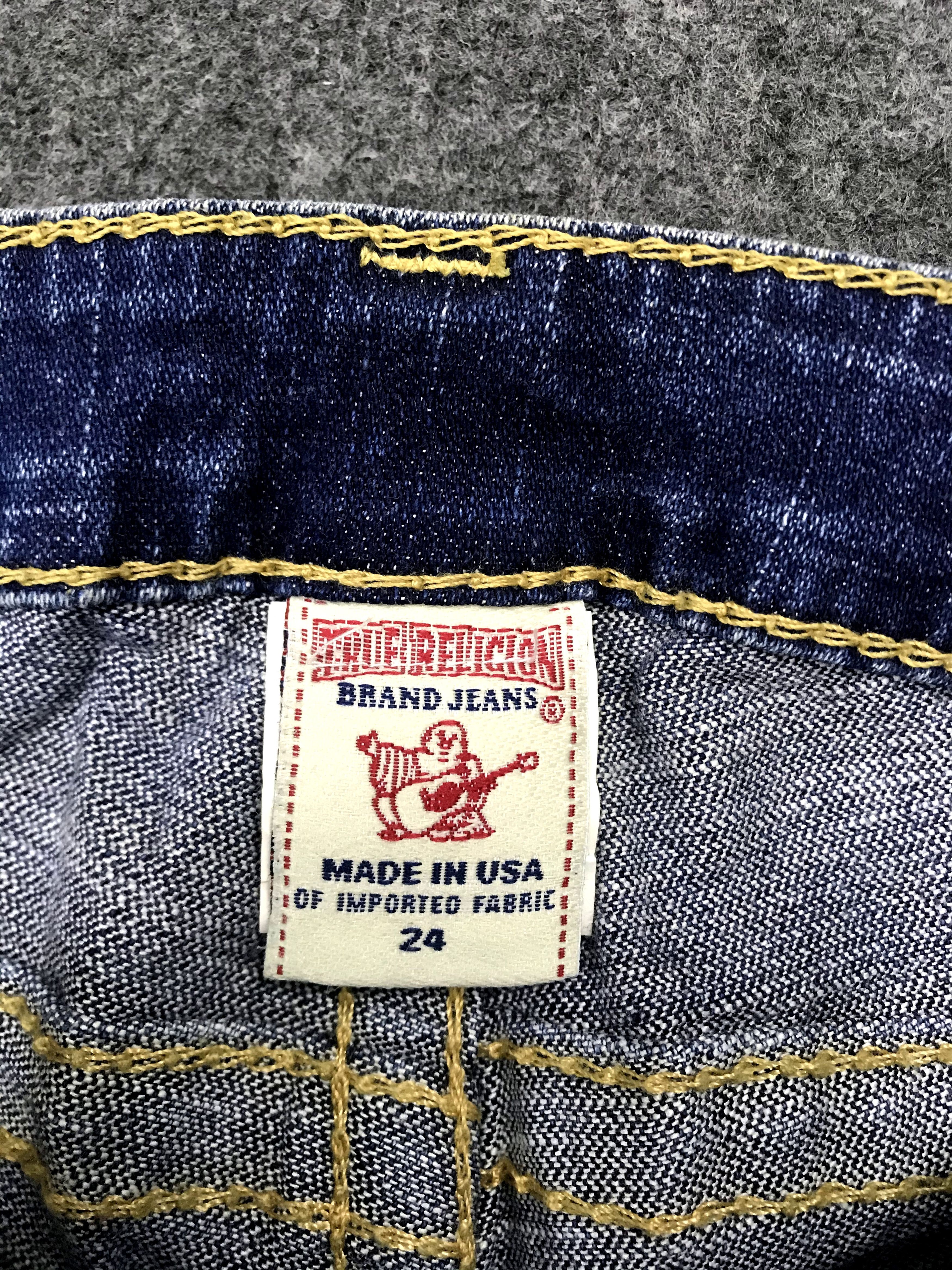 True Religion Vintage True Religion Japan Made In Usa Denim Jeans Size 26" / US 2 / IT 38 - 11 Thumbnail