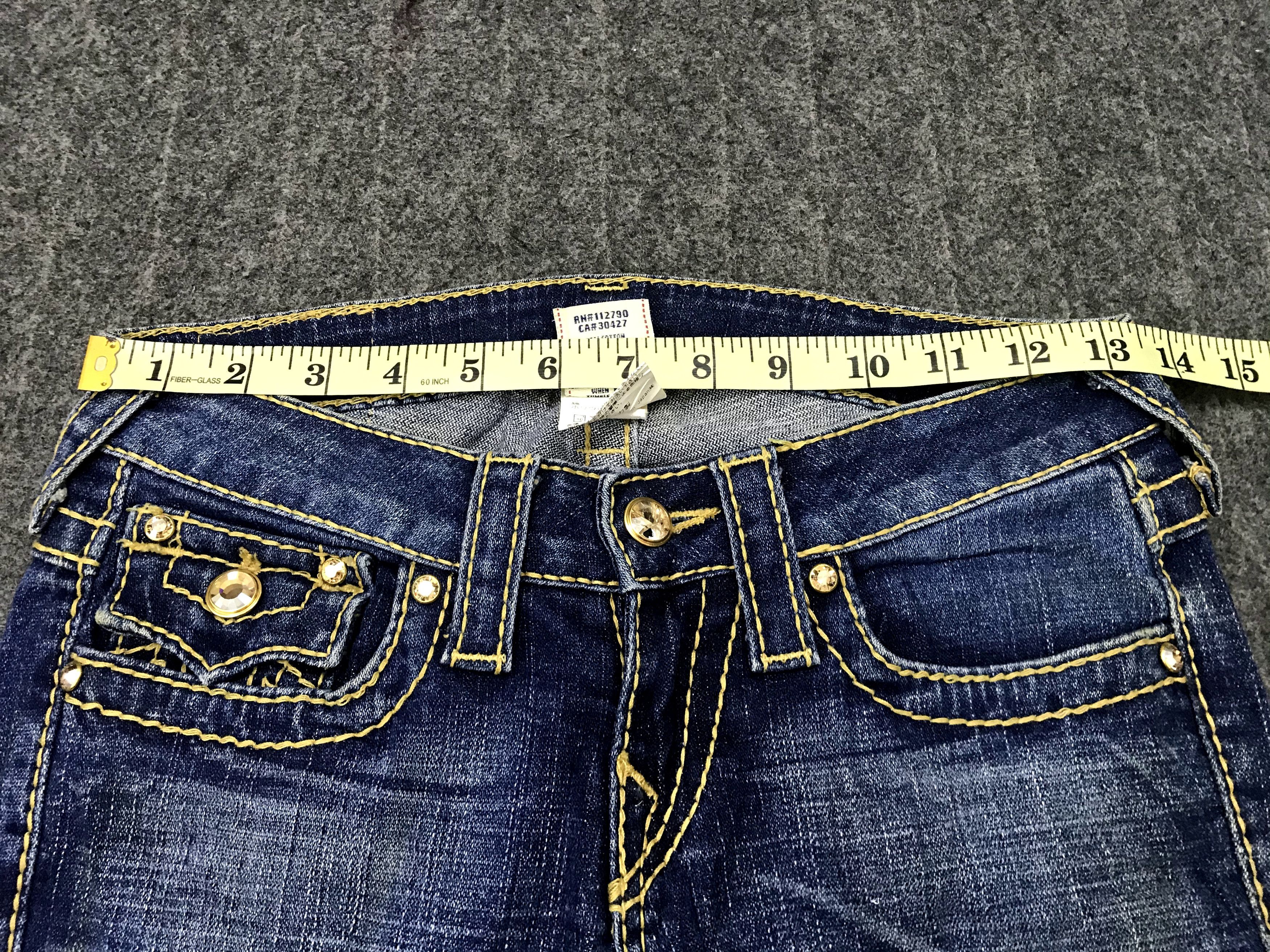 True Religion Vintage True Religion Japan Made In Usa Denim Jeans Size 26" / US 2 / IT 38 - 14 Thumbnail