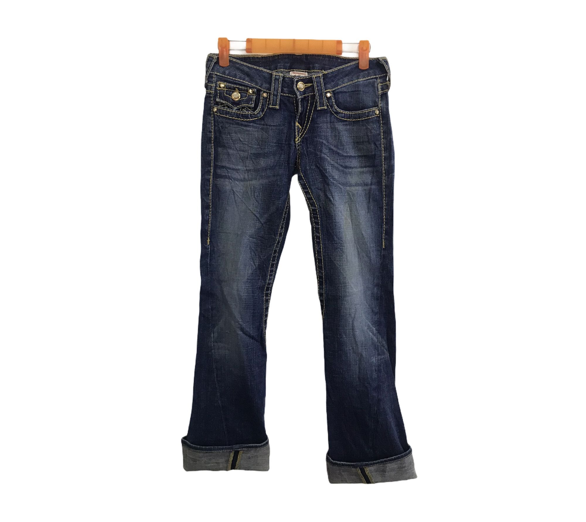 True Religion Vintage True Religion Japan Made In Usa Denim Jeans Size 26" / US 2 / IT 38 - 2 Thumbnail