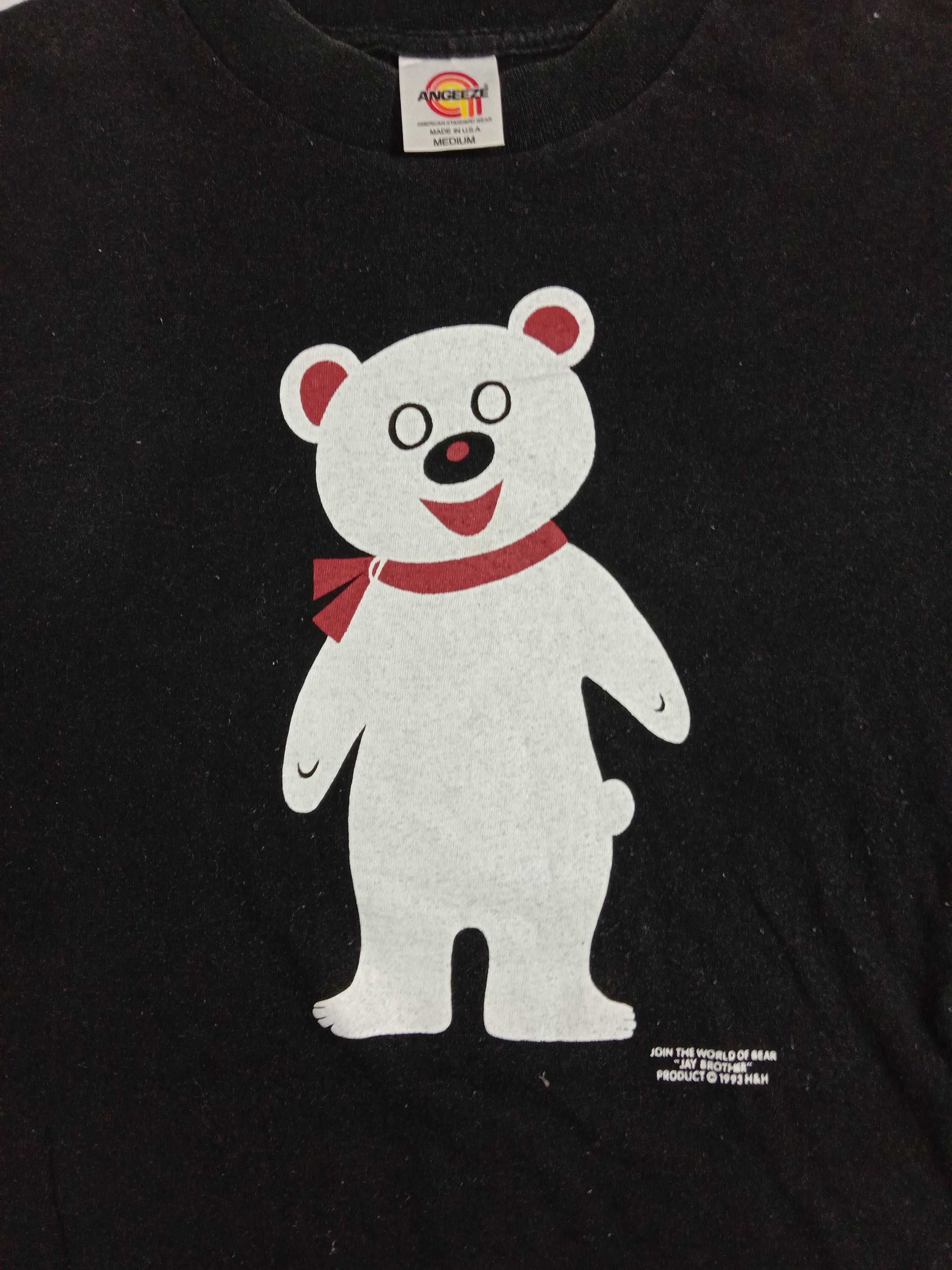 Anime × Vintage Vintage 1993 Jay Brother Join The World Of Bear Angeeze Size US S / EU 44-46 / 1 - 2 Thumbnail