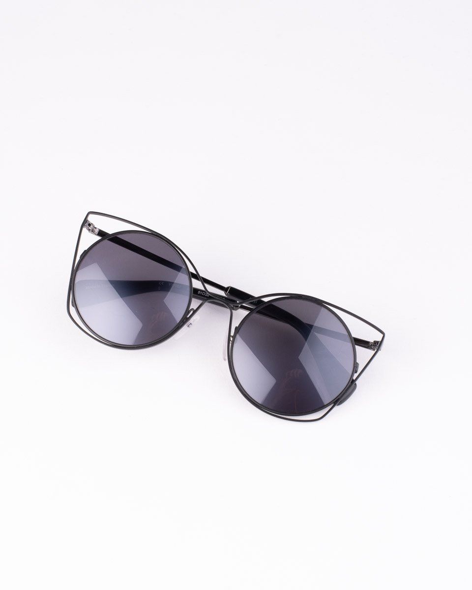 Yohji Yamamoto Yohji Yamamoto YY7007 Cat-Eye Sunglasses - Black Size ONE SIZE - 14 Thumbnail