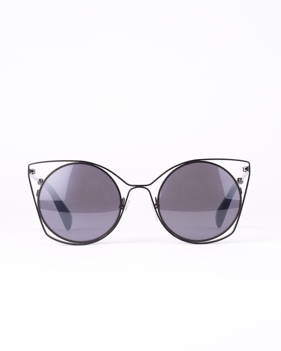 Yohji Yamamoto Yohji Yamamoto YY7007 Cat-Eye Sunglasses - Black Size ONE SIZE - 13 Thumbnail