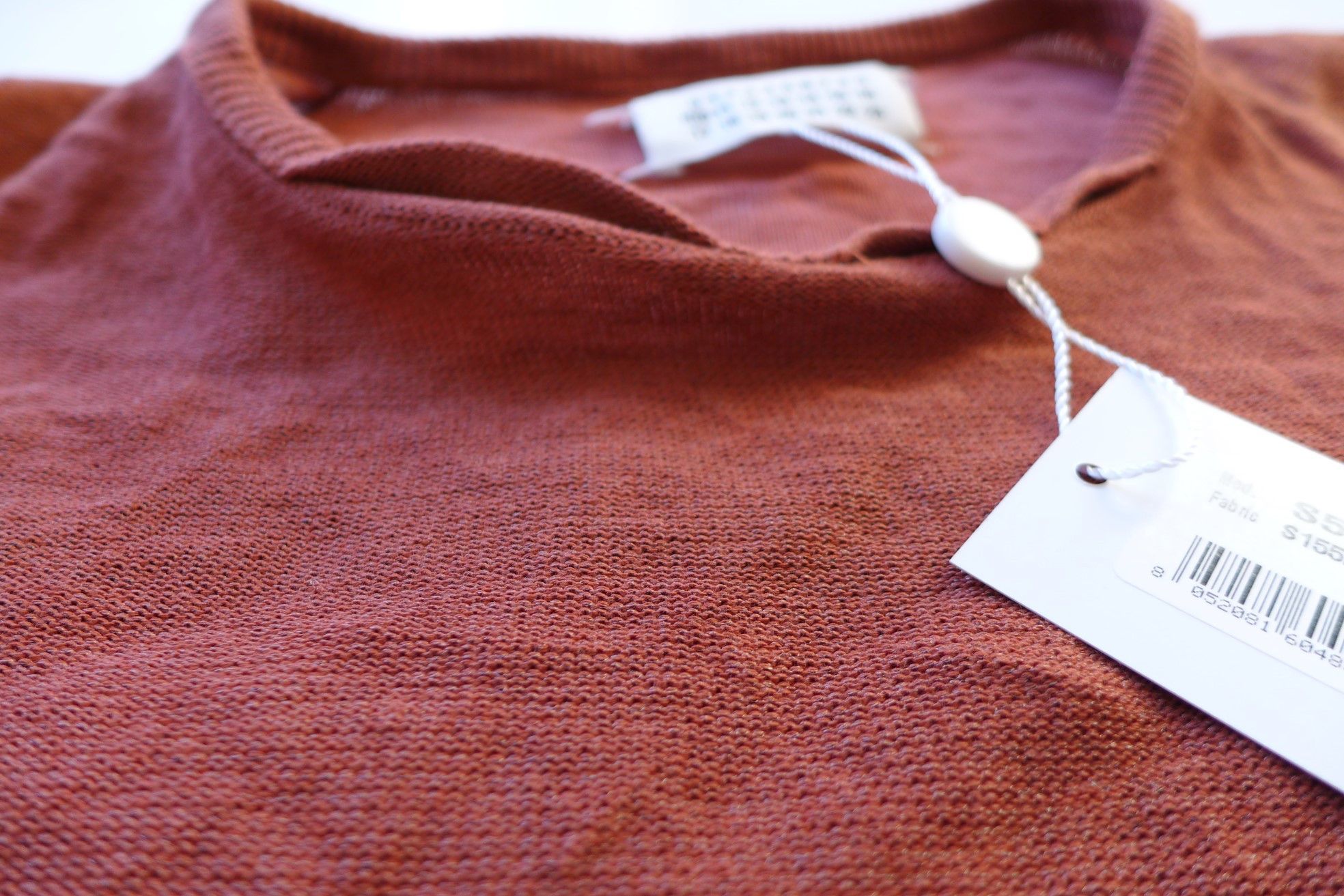 Maison Margiela Margiela SS16 Exposed Seam Metallic Sweater - Rust Size US M / EU 48-50 / 2 - 7 Thumbnail