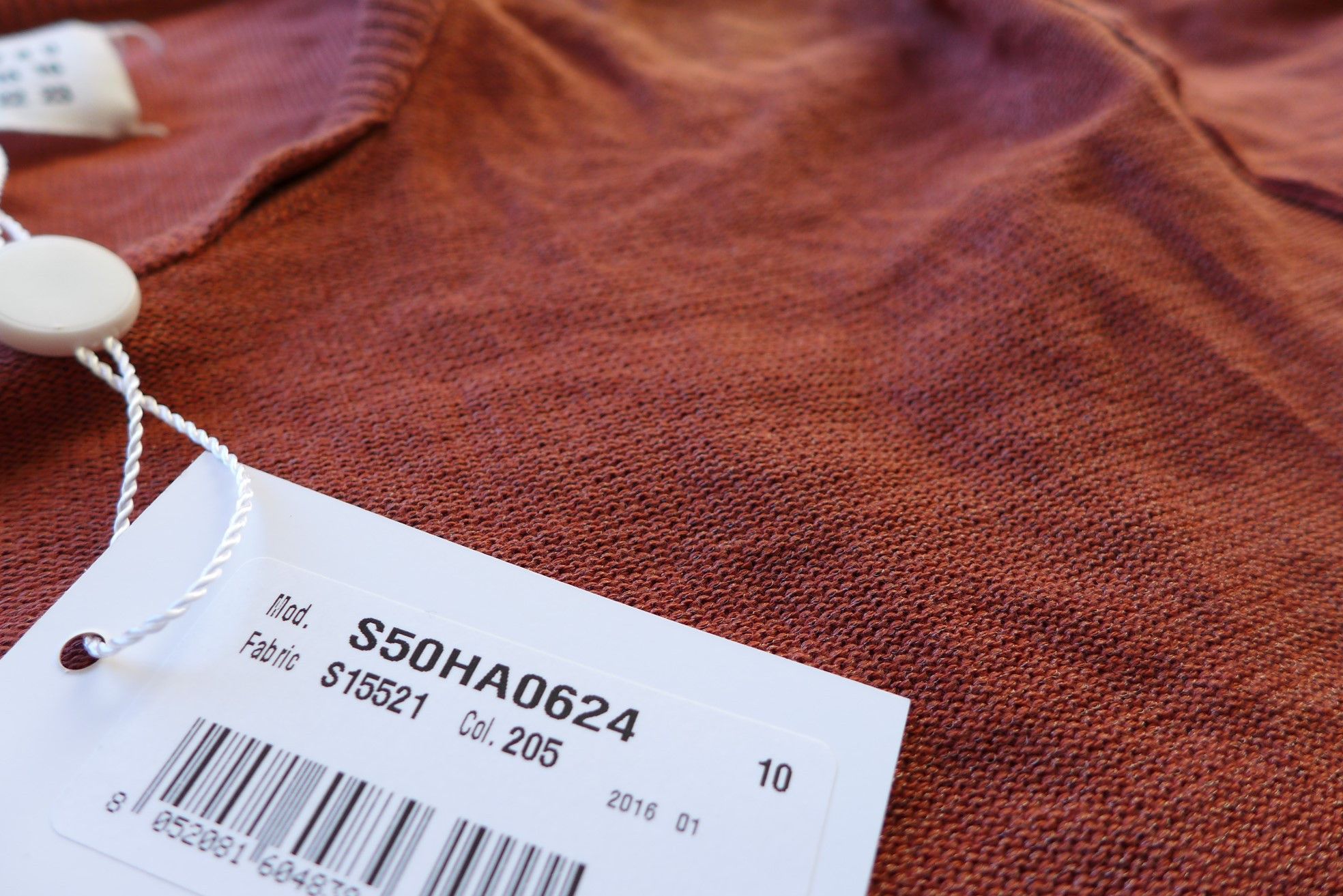 Maison Margiela Margiela SS16 Exposed Seam Metallic Sweater - Rust Size US M / EU 48-50 / 2 - 9 Thumbnail