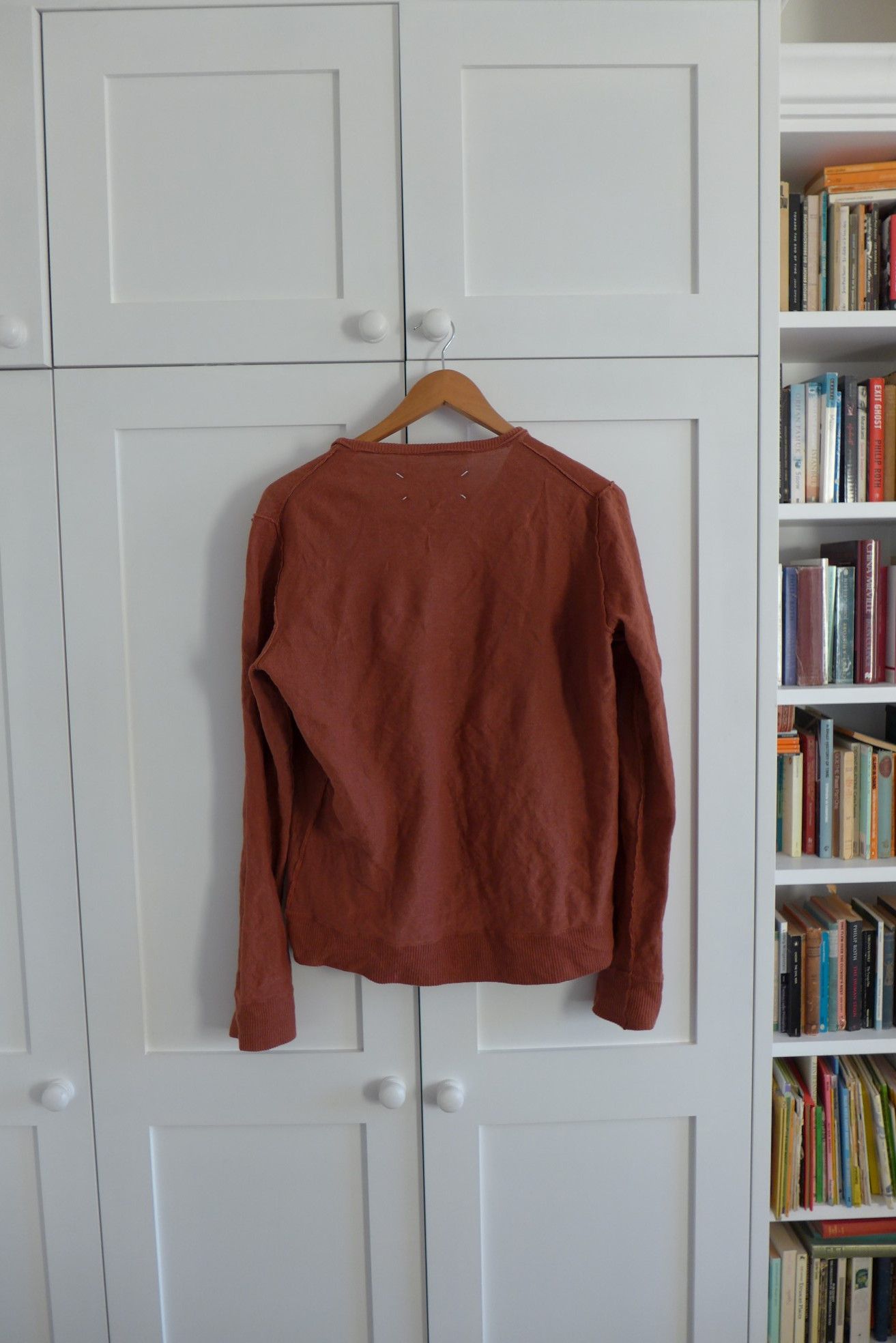 Maison Margiela Margiela SS16 Exposed Seam Metallic Sweater - Rust Size US M / EU 48-50 / 2 - 2 Thumbnail