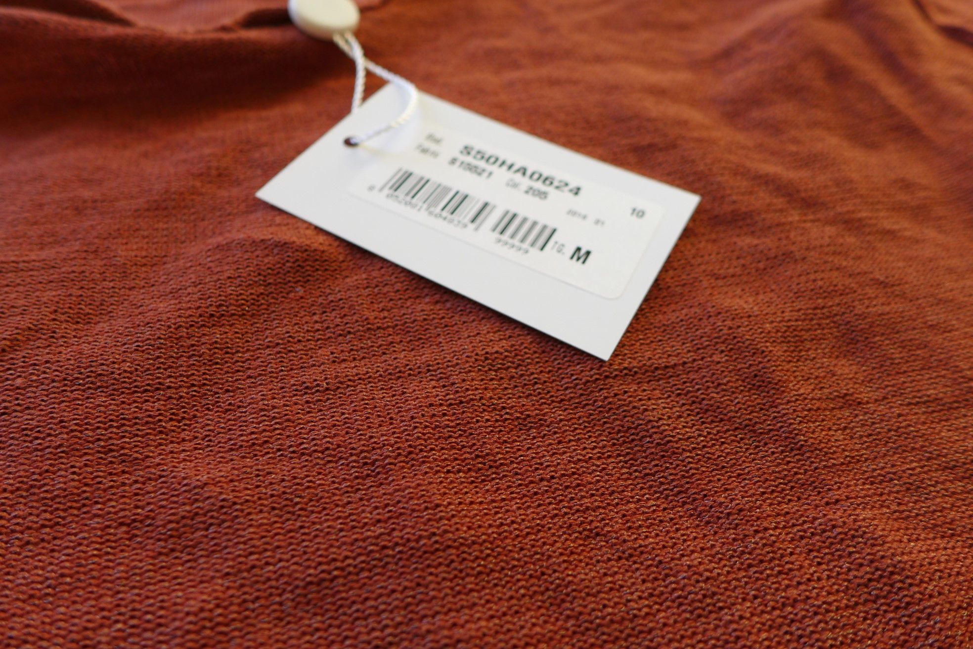 Maison Margiela Margiela SS16 Exposed Seam Metallic Sweater - Rust Size US M / EU 48-50 / 2 - 8 Thumbnail