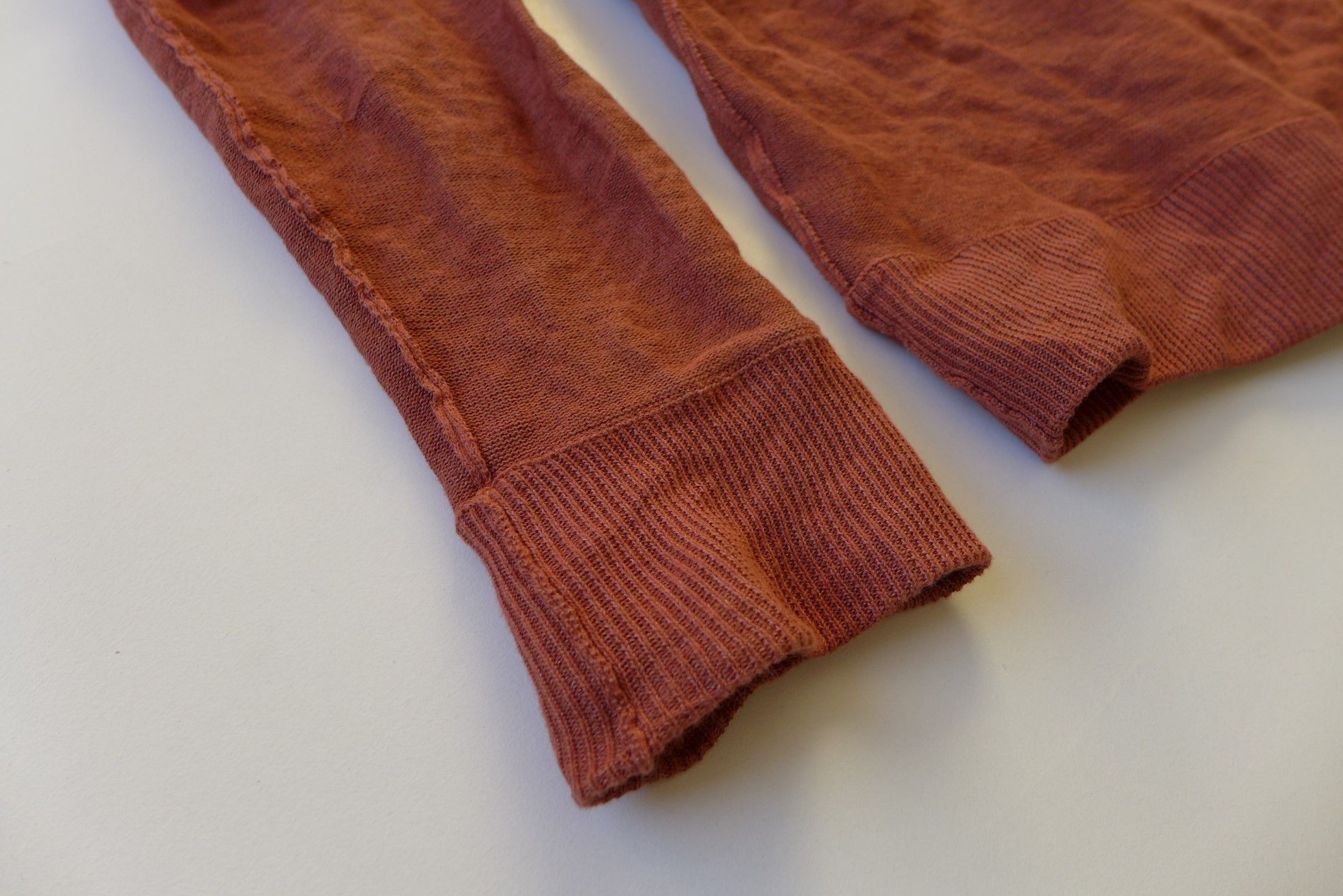Maison Margiela Margiela SS16 Exposed Seam Metallic Sweater - Rust Size US M / EU 48-50 / 2 - 10 Thumbnail