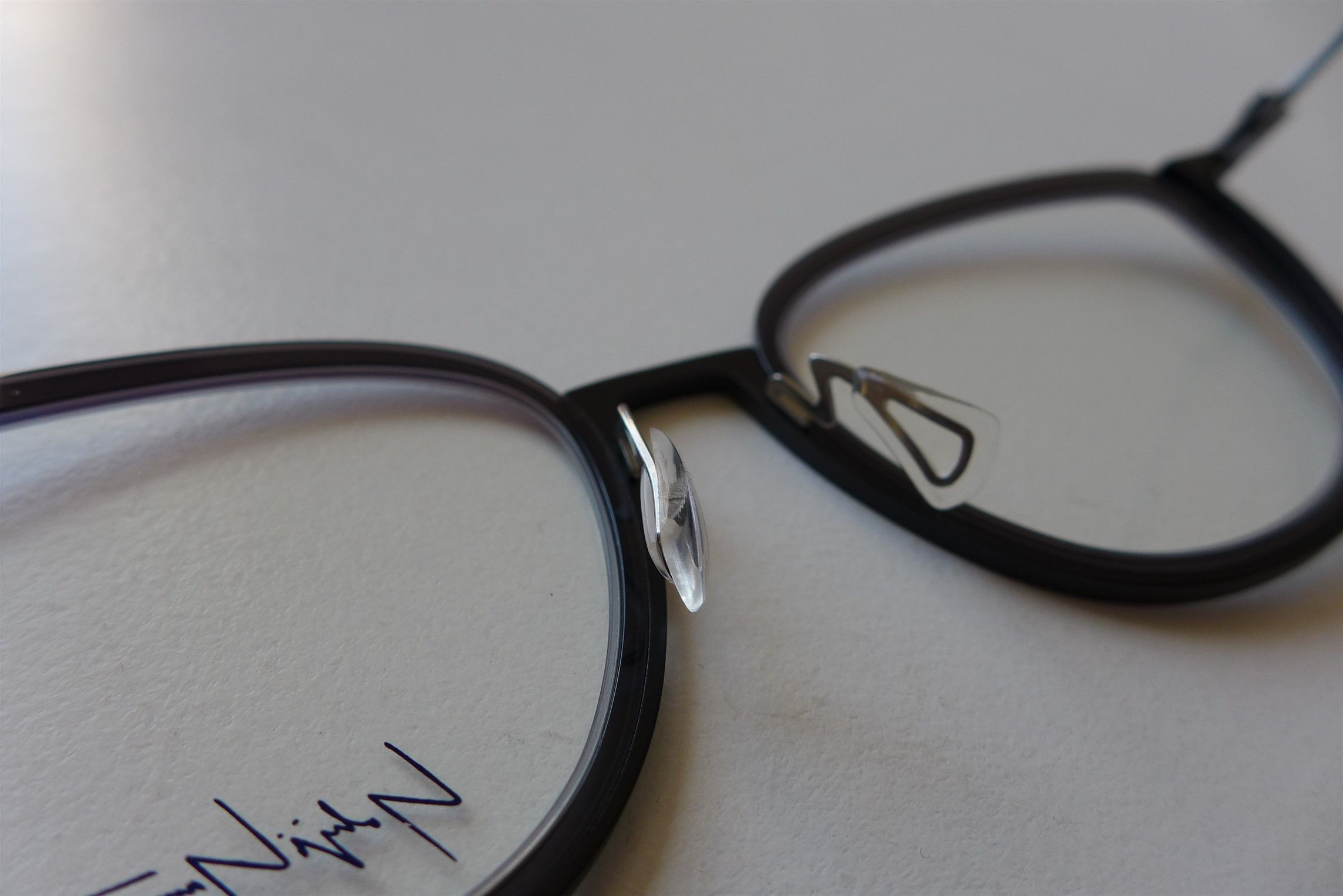 Yohji Yamamoto Yohji Yamamoto YY1041 Optical Glasses -- Black & Gunmetal Size ONE SIZE - 13 Thumbnail