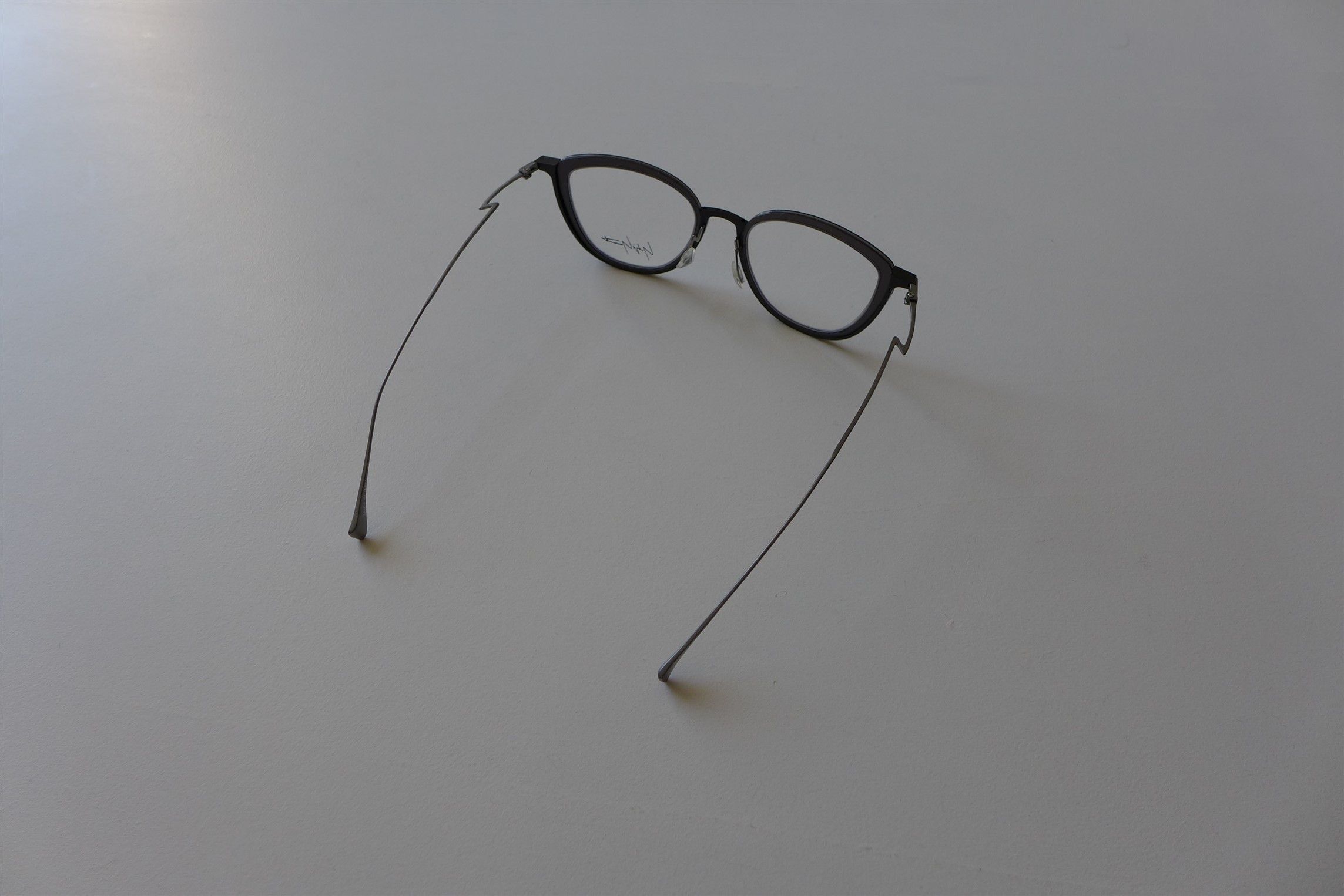Yohji Yamamoto Yohji Yamamoto YY1041 Optical Glasses -- Black & Gunmetal Size ONE SIZE - 10 Thumbnail