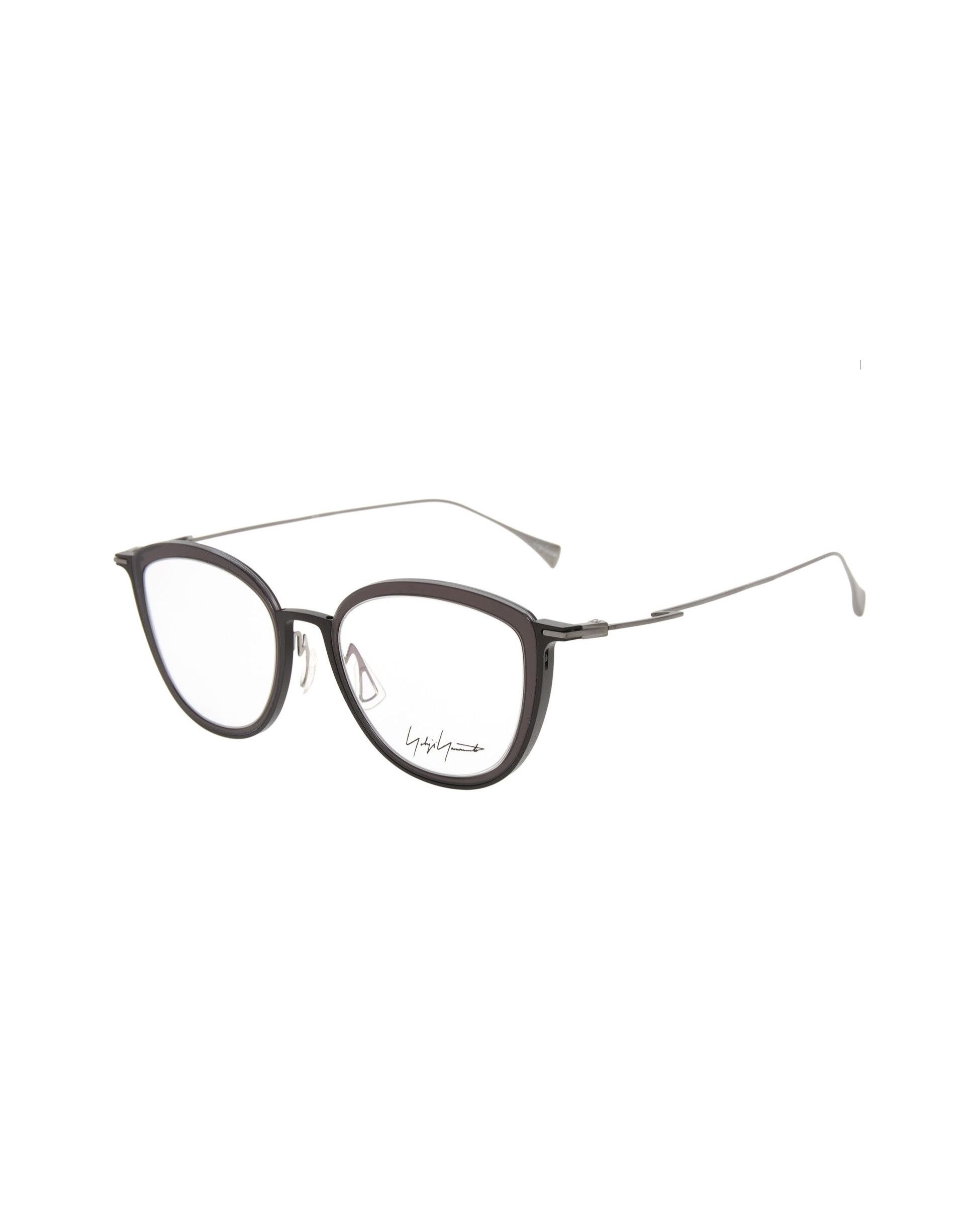 Yohji Yamamoto Yohji Yamamoto YY1041 Optical Glasses -- Black & Gunmetal Size ONE SIZE - 2 Thumbnail