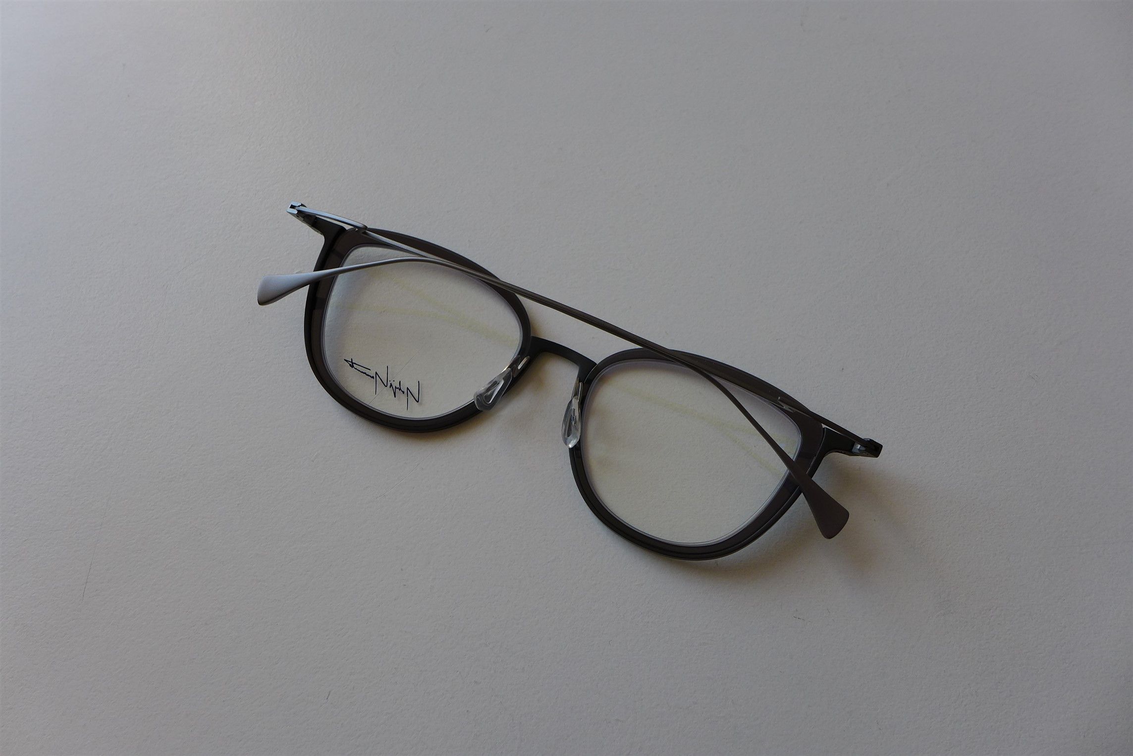 Yohji Yamamoto Yohji Yamamoto YY1041 Optical Glasses -- Black & Gunmetal Size ONE SIZE - 7 Thumbnail