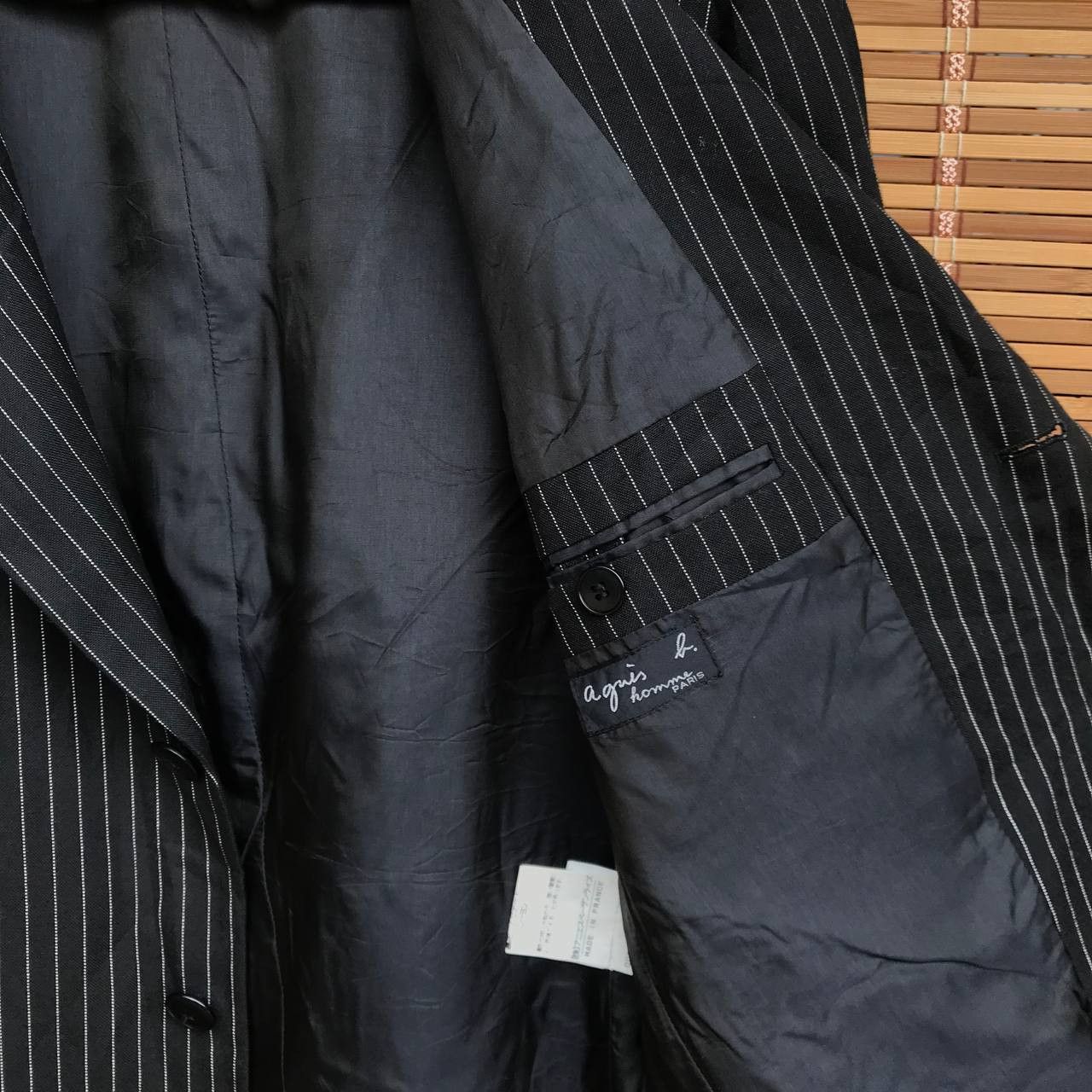 agnes b. Agnes B striped coat mens jacket Size US M / EU 48-50 / 2 - 5 Thumbnail