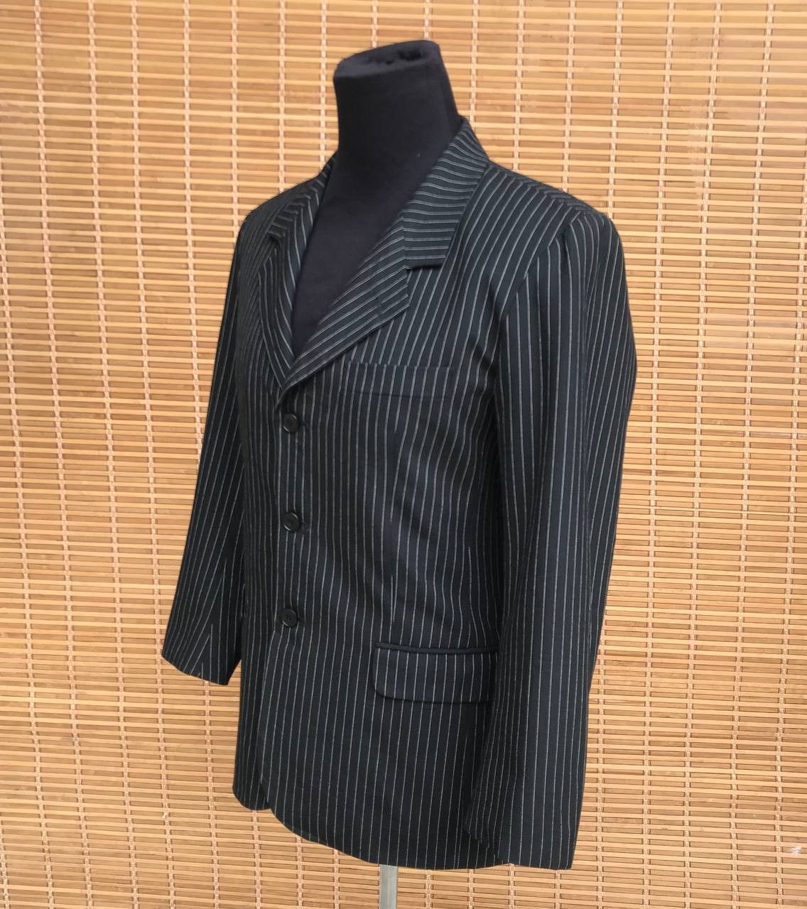 agnes b. Agnes B striped coat mens jacket Size US M / EU 48-50 / 2 - 2 Thumbnail