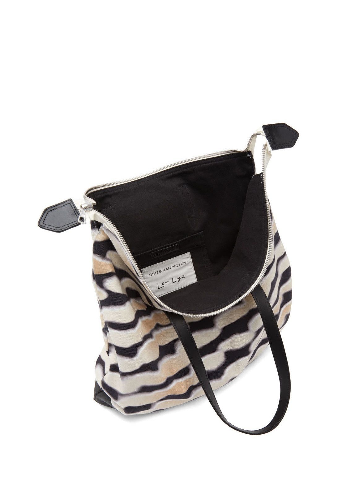 Pre-owned Dries Van Noten X Len Lye Tote Bag In Multicolor