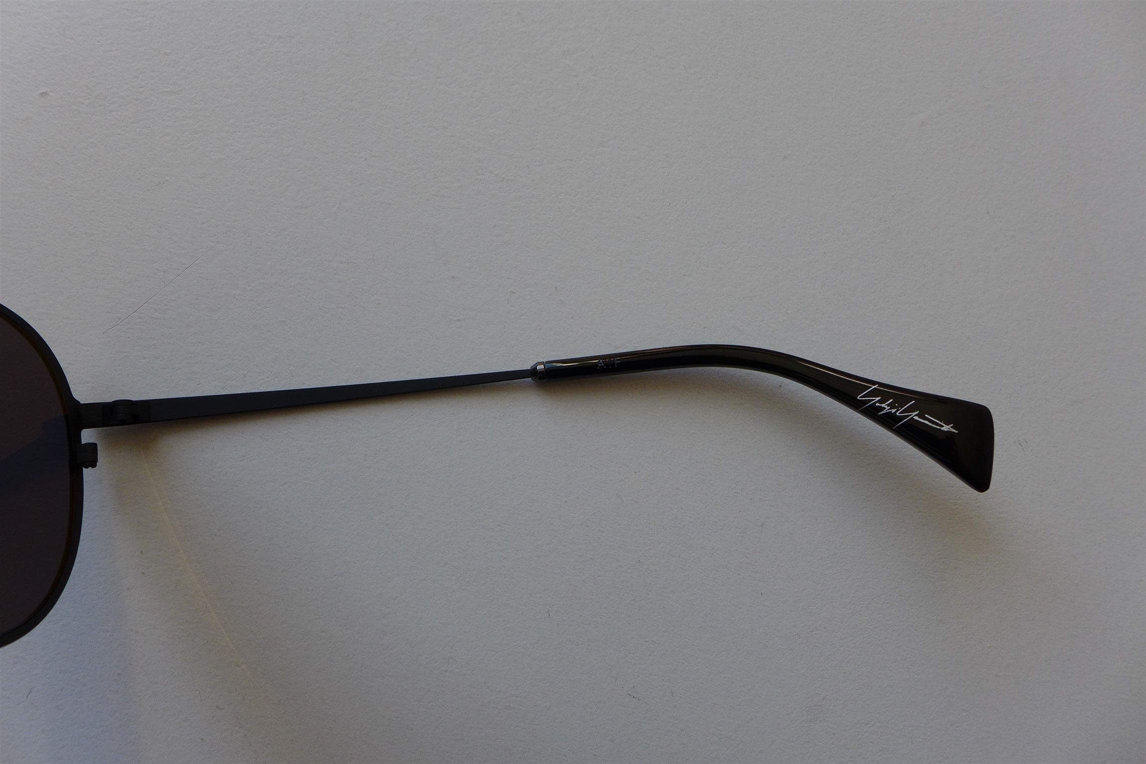 Yohji Yamamoto Yohji Yamamoto YY7039 Aviator Sunglasses -- Black Size ONE SIZE - 10 Thumbnail