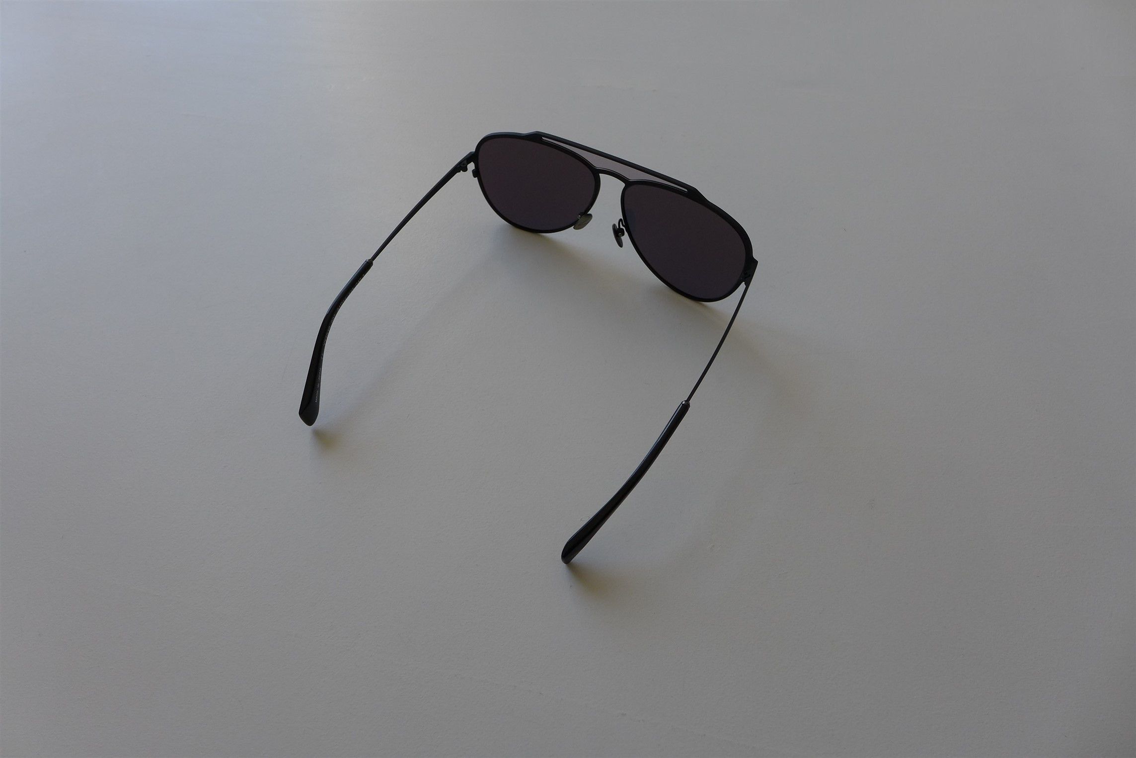 Yohji Yamamoto Yohji Yamamoto YY7039 Aviator Sunglasses -- Black Size ONE SIZE - 9 Thumbnail