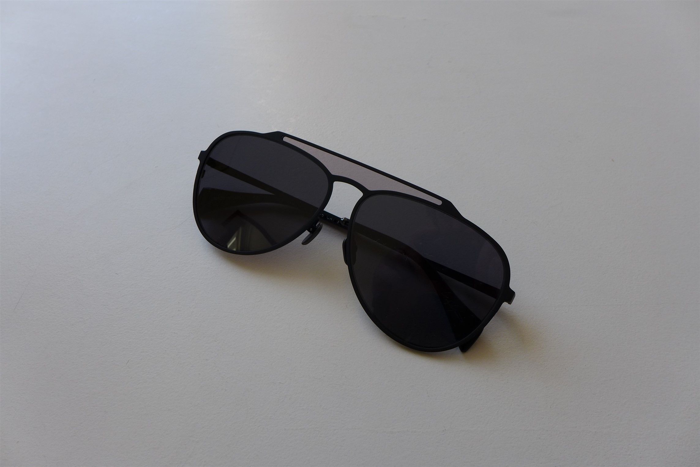 Yohji Yamamoto Yohji Yamamoto YY7039 Aviator Sunglasses -- Black Size ONE SIZE - 5 Thumbnail