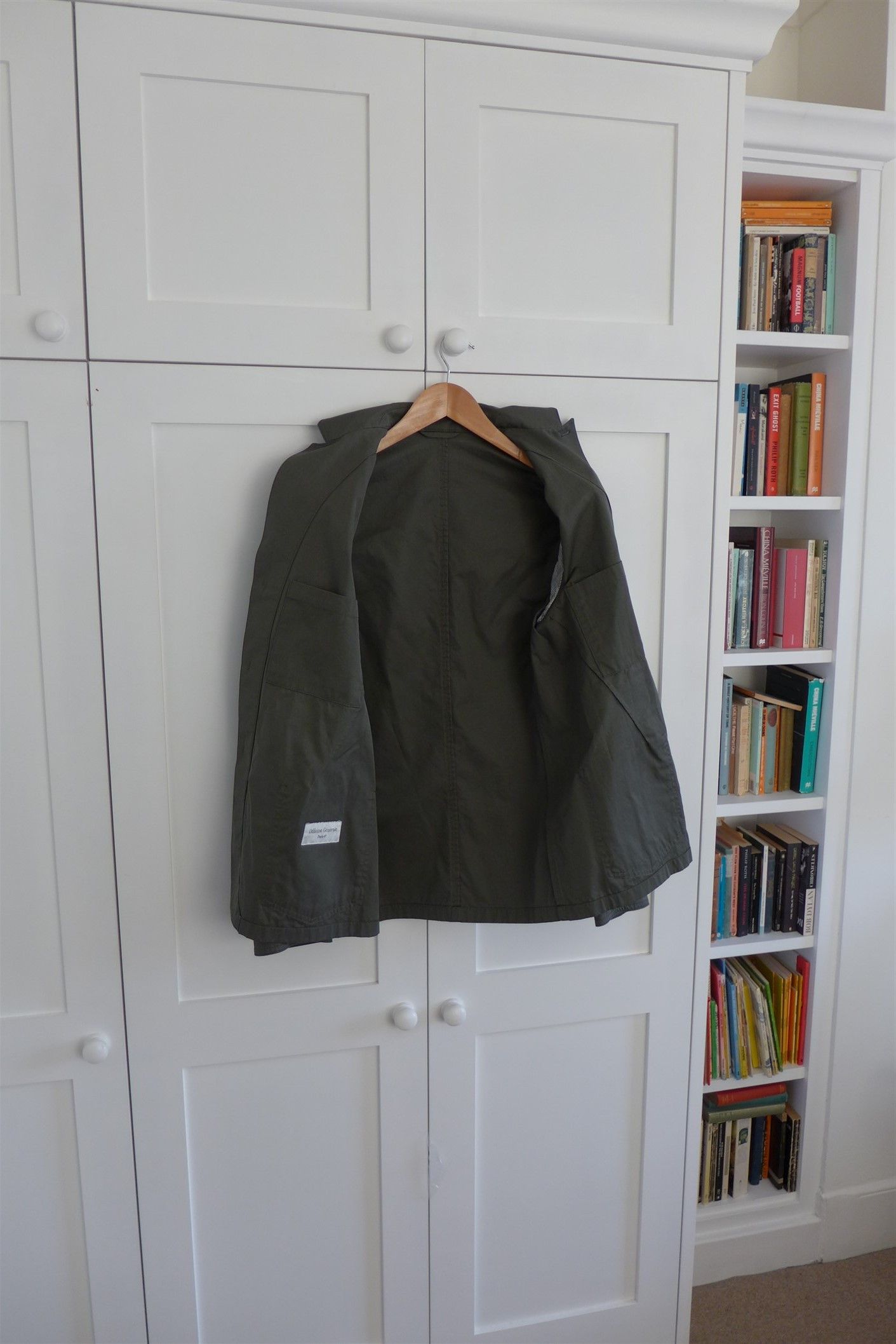 Officine Generale Officine Generale Unstructured Jacket - Olive Cotton Size US S / EU 44-46 / 1 - 4 Thumbnail