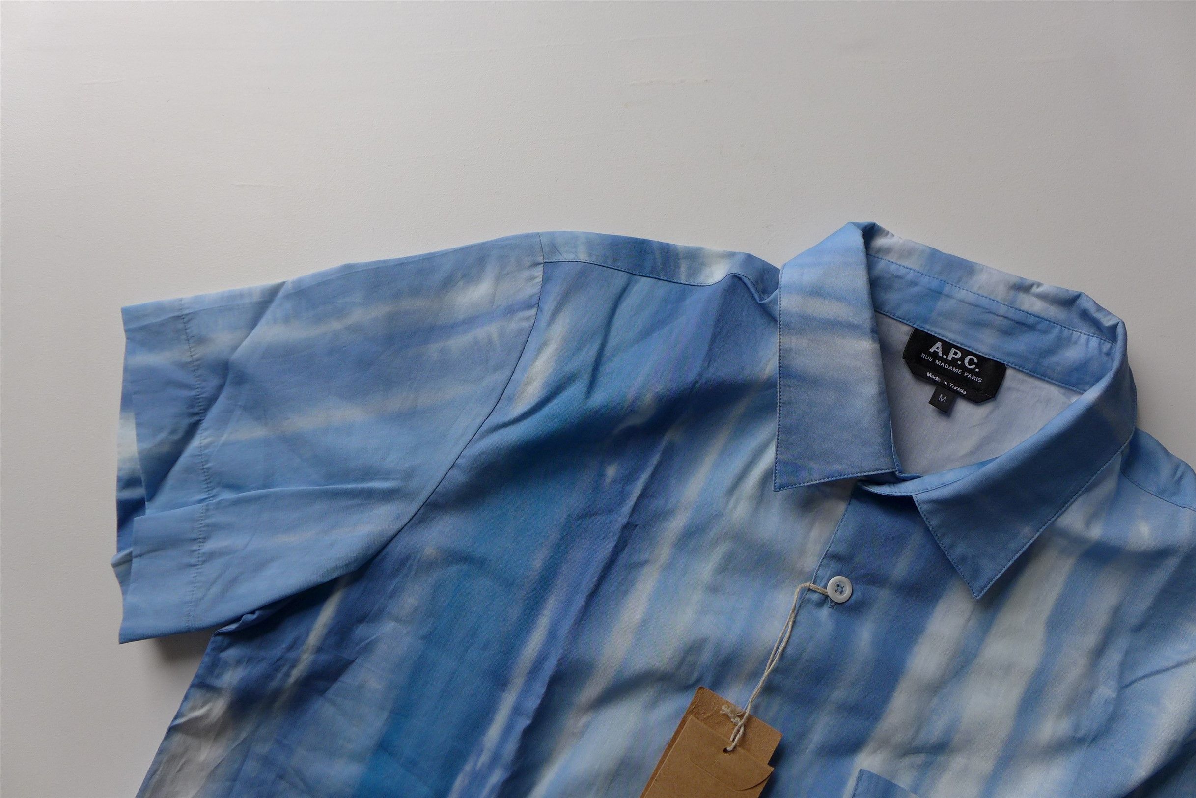 A.P.C. A.P.C. Joseph Shirt - Blue Tie-Dye Size US M / EU 48-50 / 2 - 5 Thumbnail