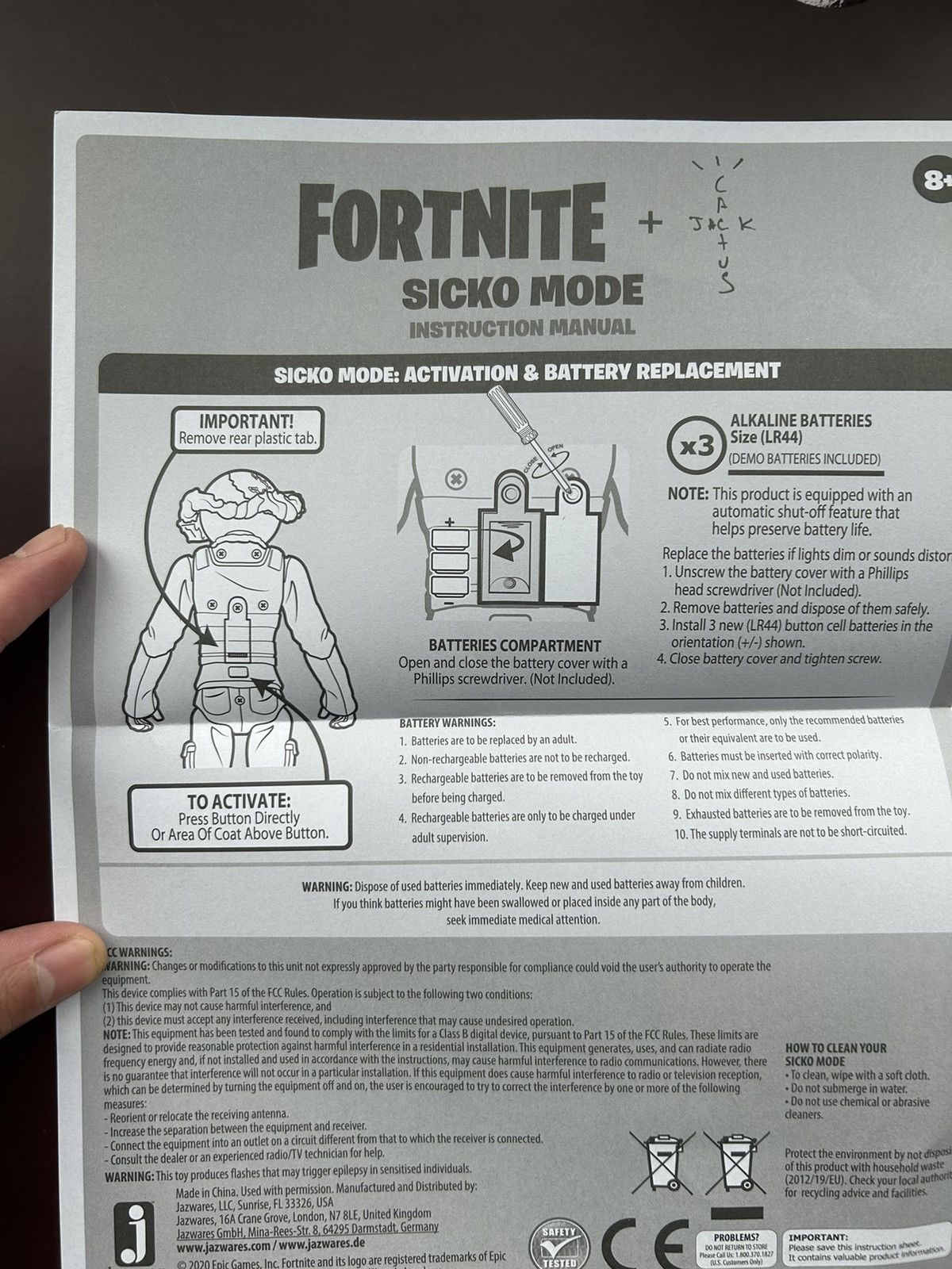 Travis Scott Travis Scott x Fortnite action figure Size ONE SIZE - 7 Thumbnail
