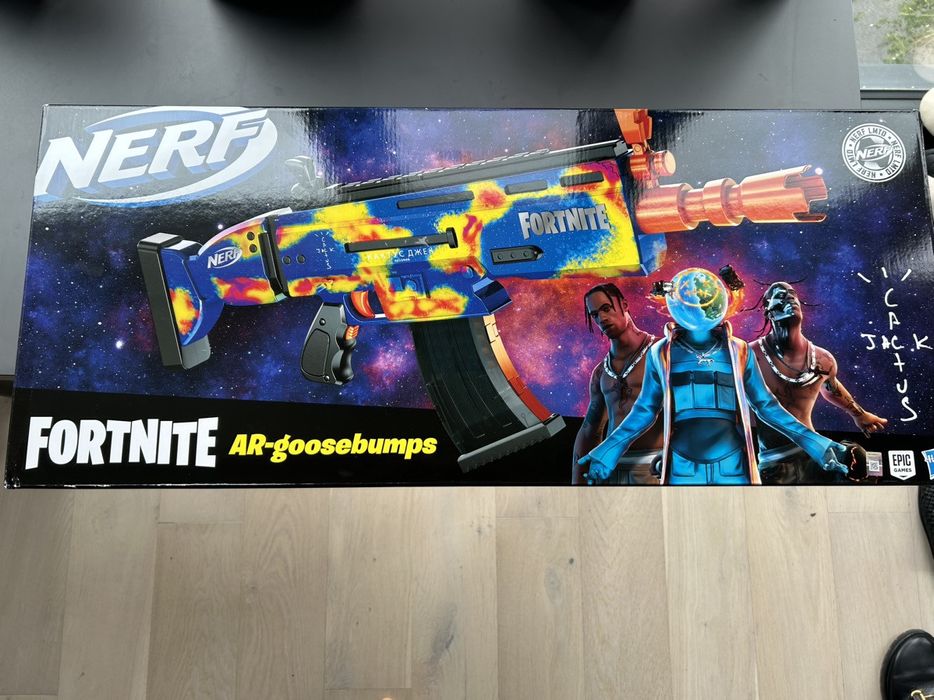 Travis Scott Cactus jack x Fortnite x Nerf Dart gun | Grailed